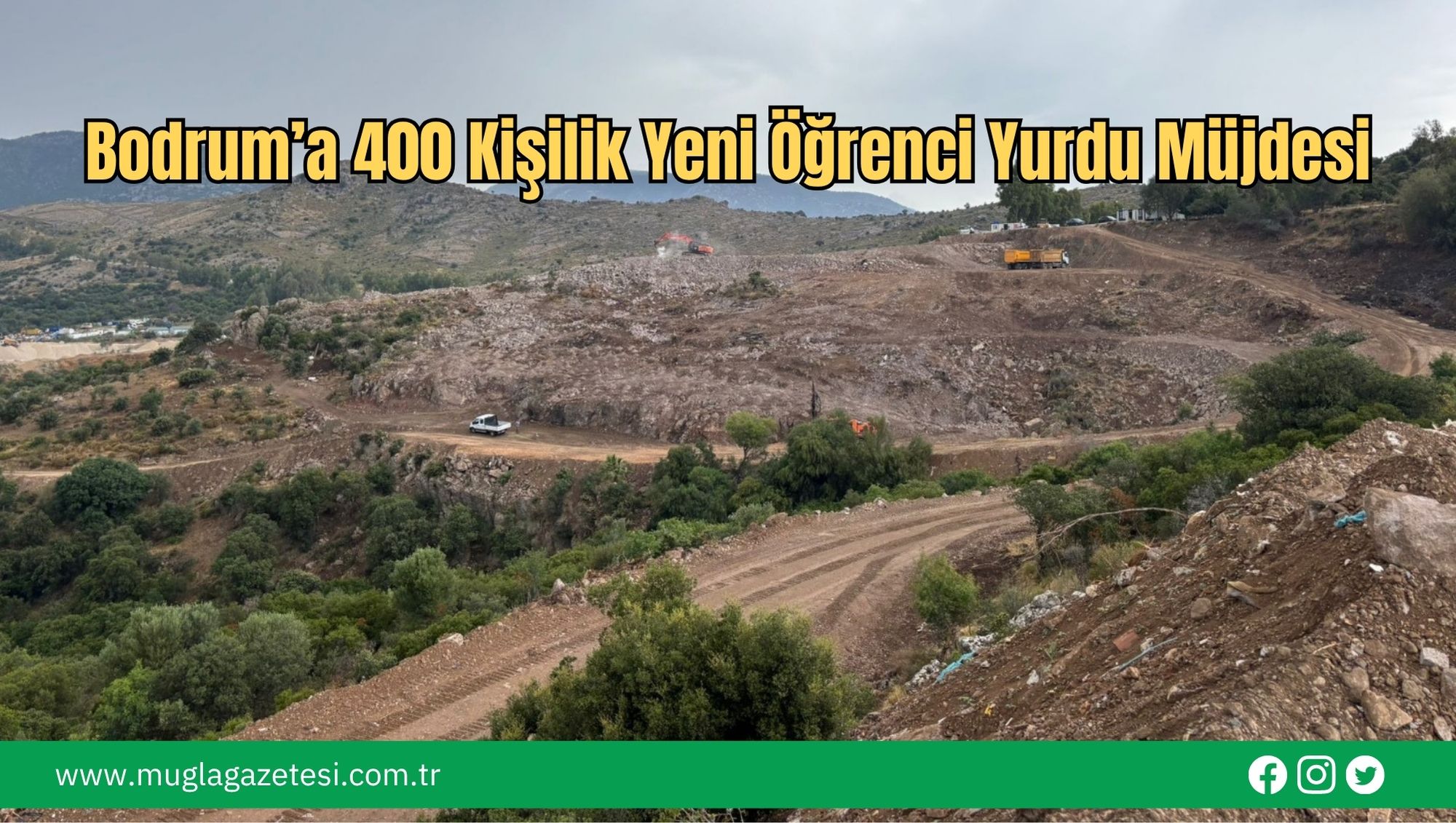 Bodrum’a 400 Kişilik Yeni Öğrenci Yurdu Müjdesi