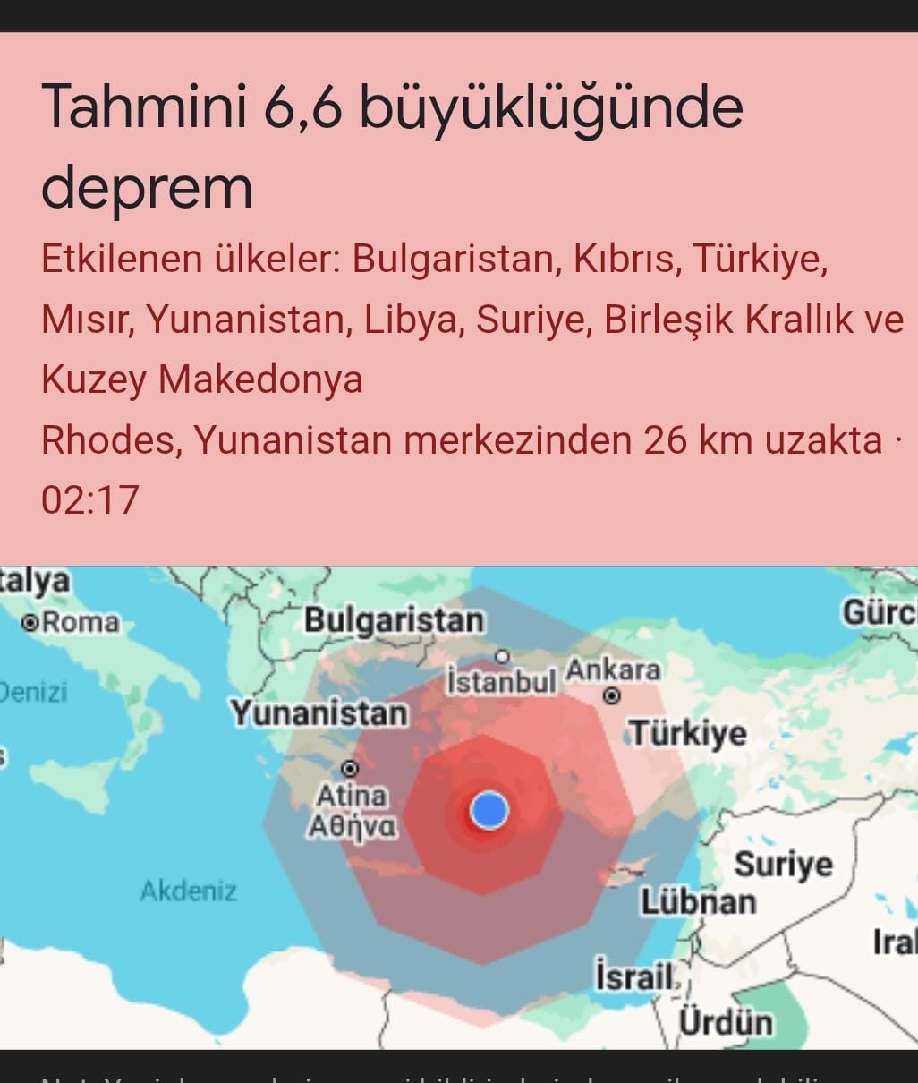 Muğla’da Deprem! Herkes Sokağa Döküldü