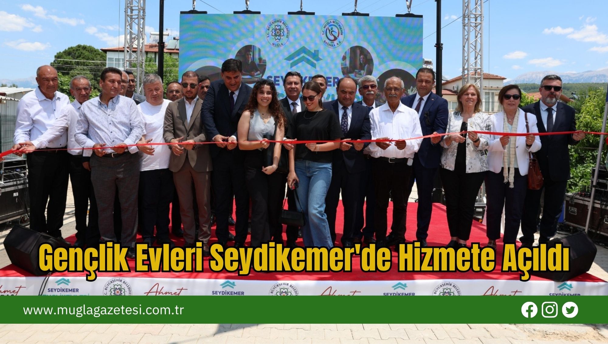 Gençlik Evleri Seydikemer'de Açıldı