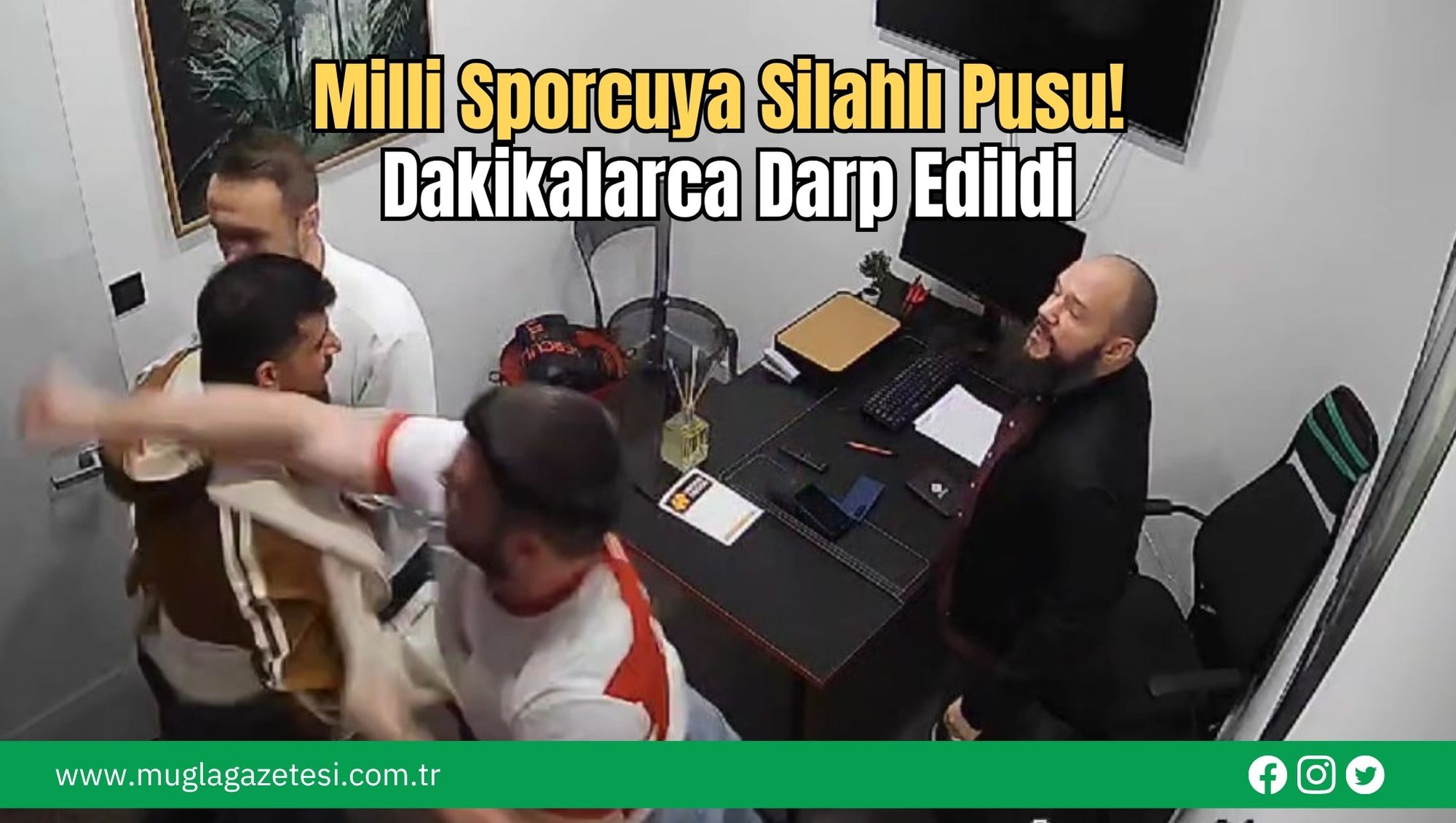 Milli Sporcuya Silahlı Pusu! Dakikalarca Darp Edildi