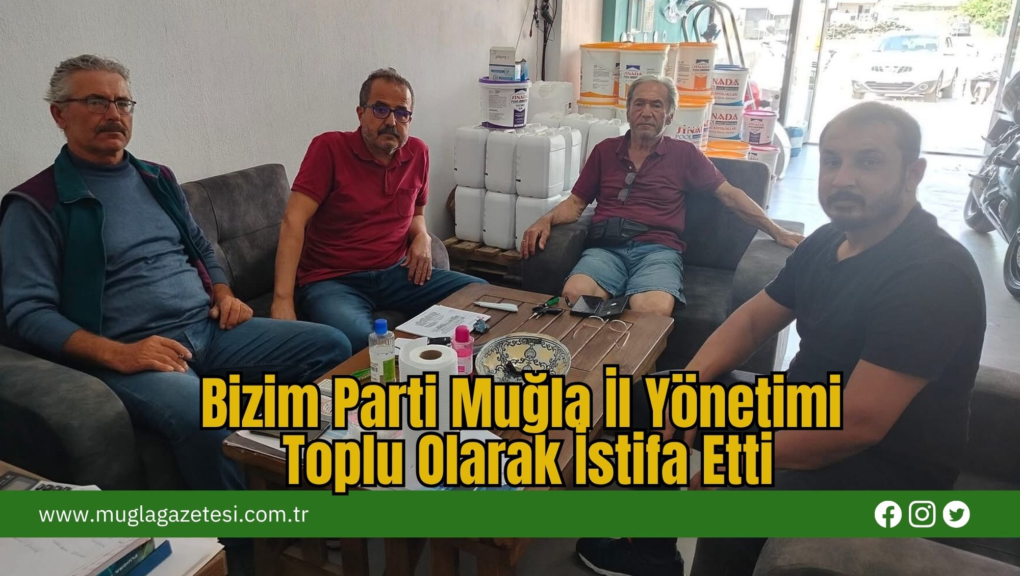 Bizim Parti Muğla İl Yönetimi Toplu Olarak İstifa Etti