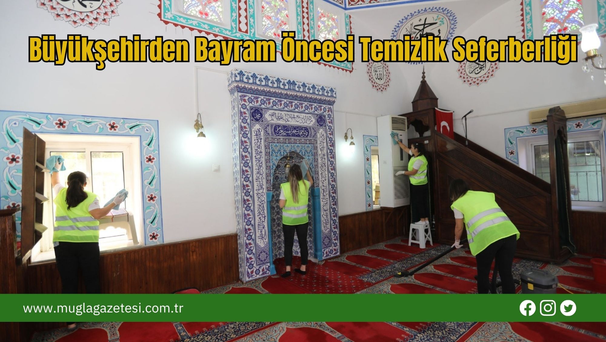 Büyükşehirden Bayram Öncesi Temizlik Seferberliği