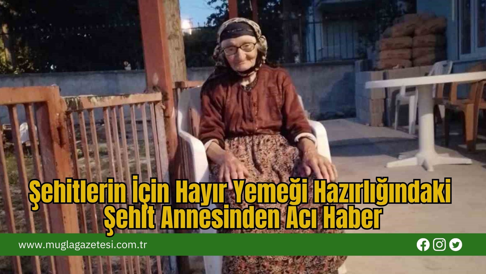 Şehitlerin İçin Hayır Yemeği Hazırlığındaki Şehit Annesinden Acı Haber
