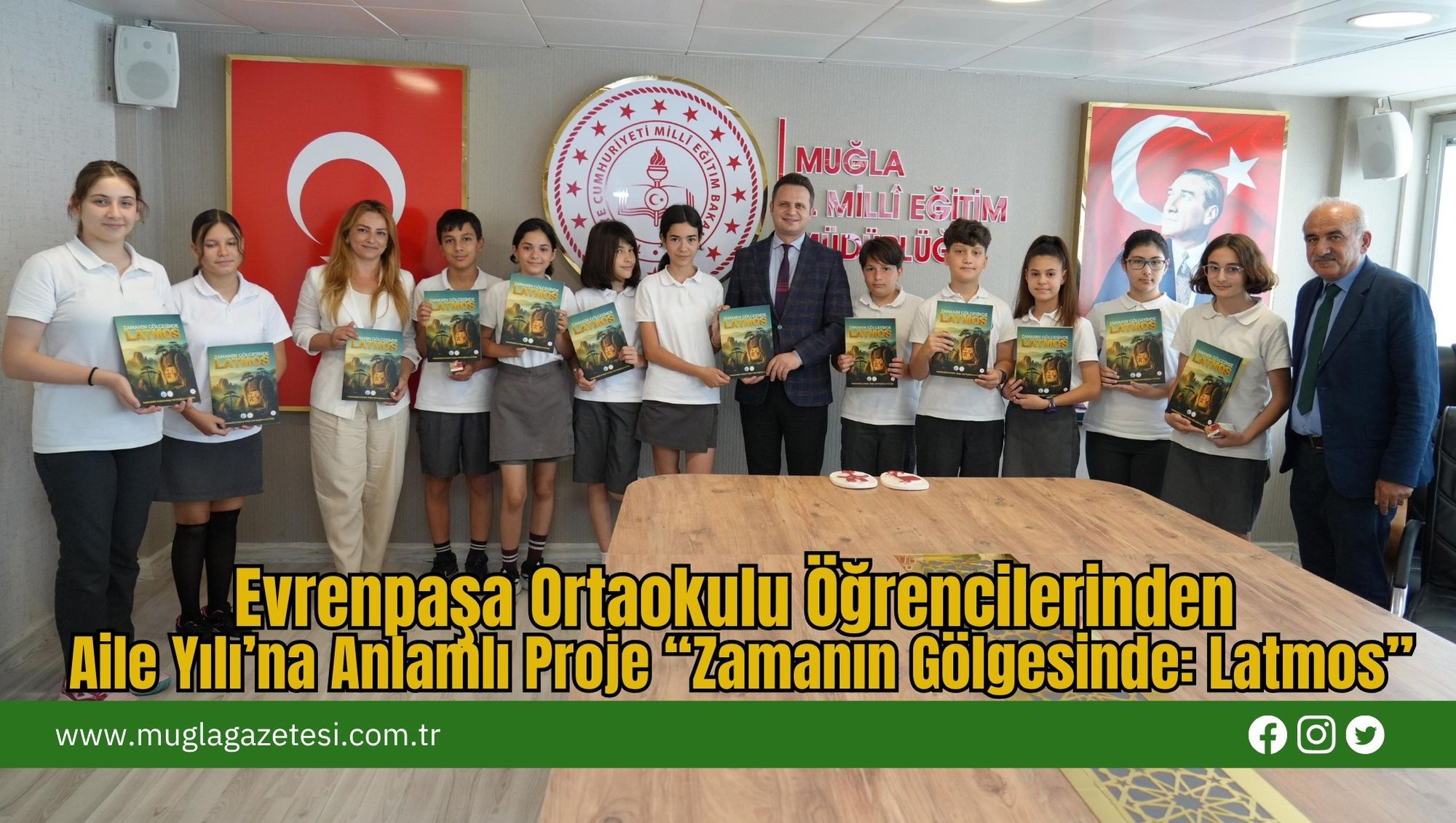 Evrenpaşa Ortaokulu Öğrencilerinden Aile Yılı’na Anlamlı Proje “Zamanın Gölgesinde: Latmos”