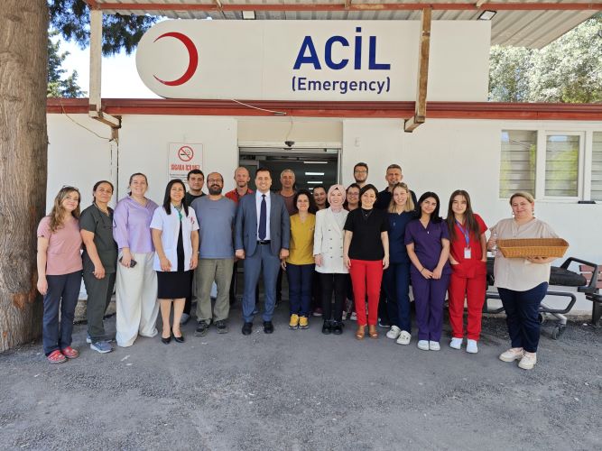 Menteşe Devlet Hastanesinde Bayramlaşma