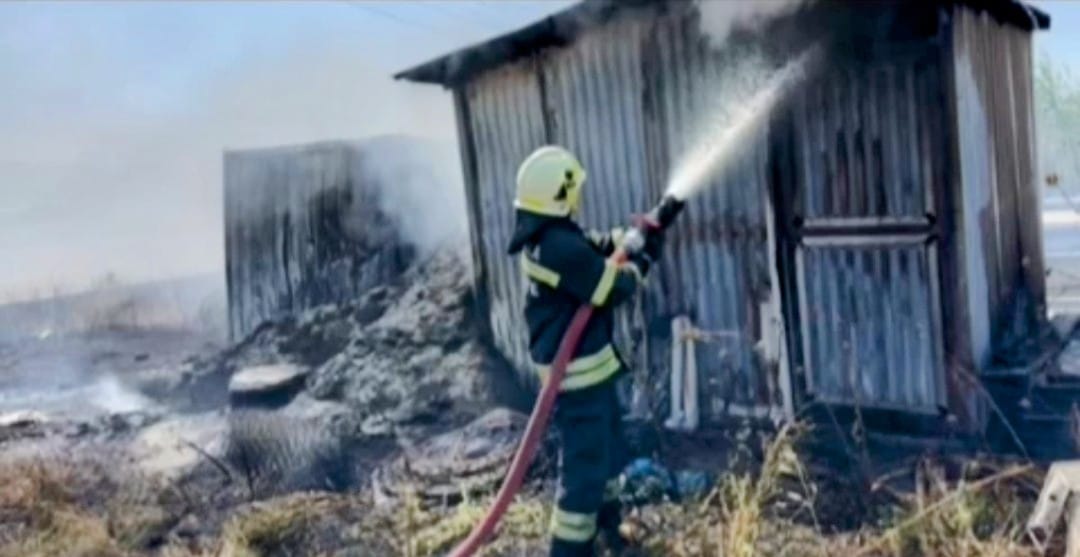 Muğla'da Balık Çiftliğinde Yangın