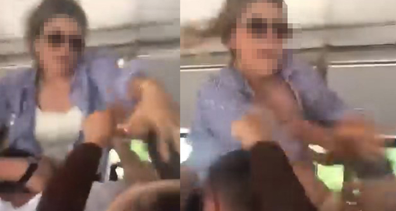 Otobüste Kadın Kavgası Kamerada!