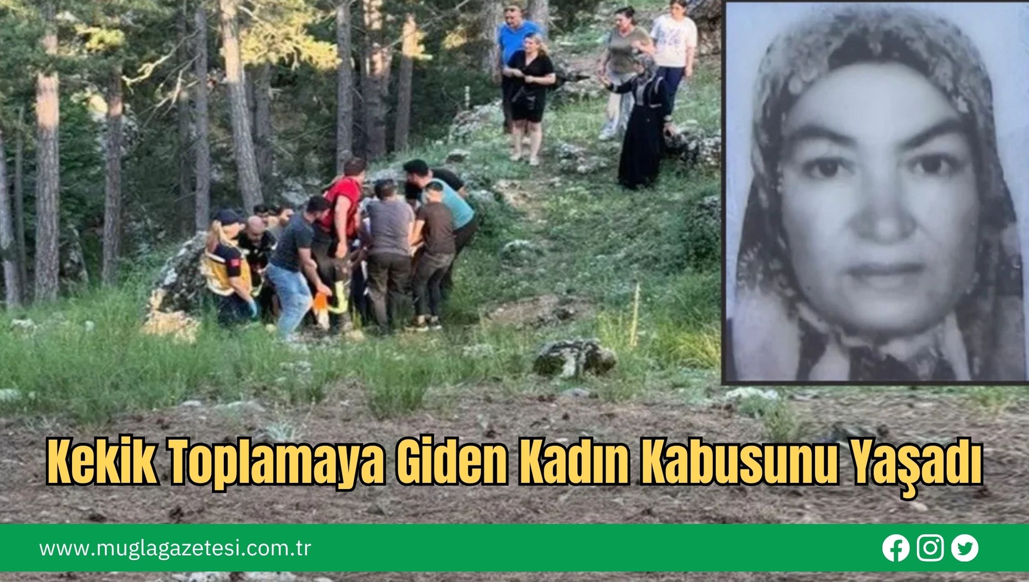 Kekik Toplamaya Giden Kadın Kabusunu Yaşadı