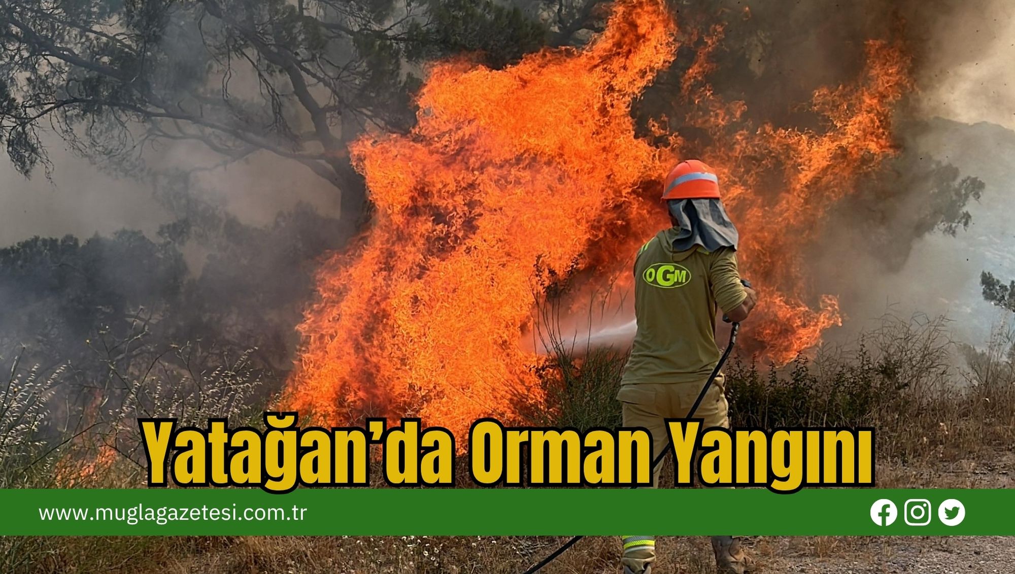 Yatağan’da Orman Yangını