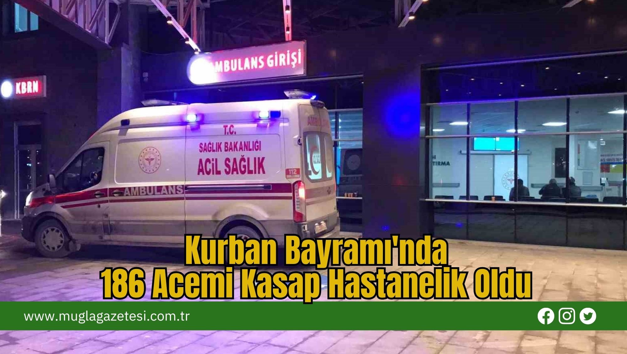 Kurban Bayramı'nda 186 Acemi Kasap Hastanelik Oldu