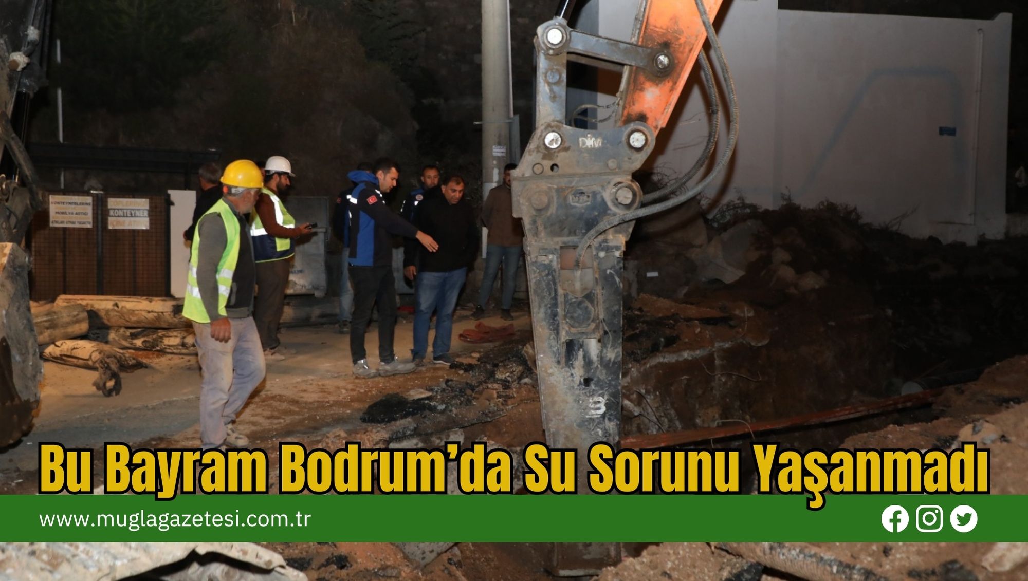Bu Bayram Bodrum’da Su Sorunu Yaşanmadı