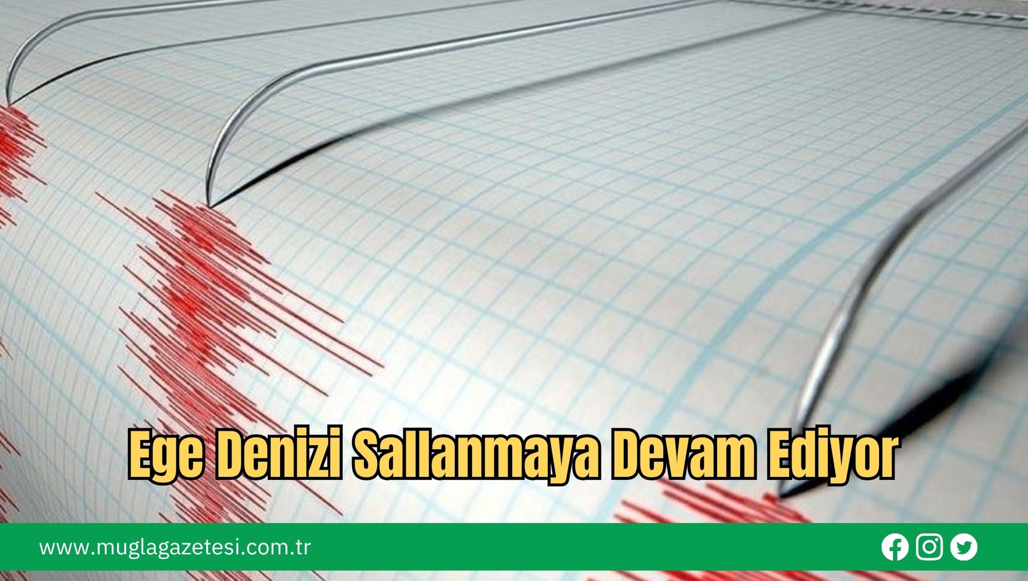 Ege Denizi Sallanmaya Devam Ediyor