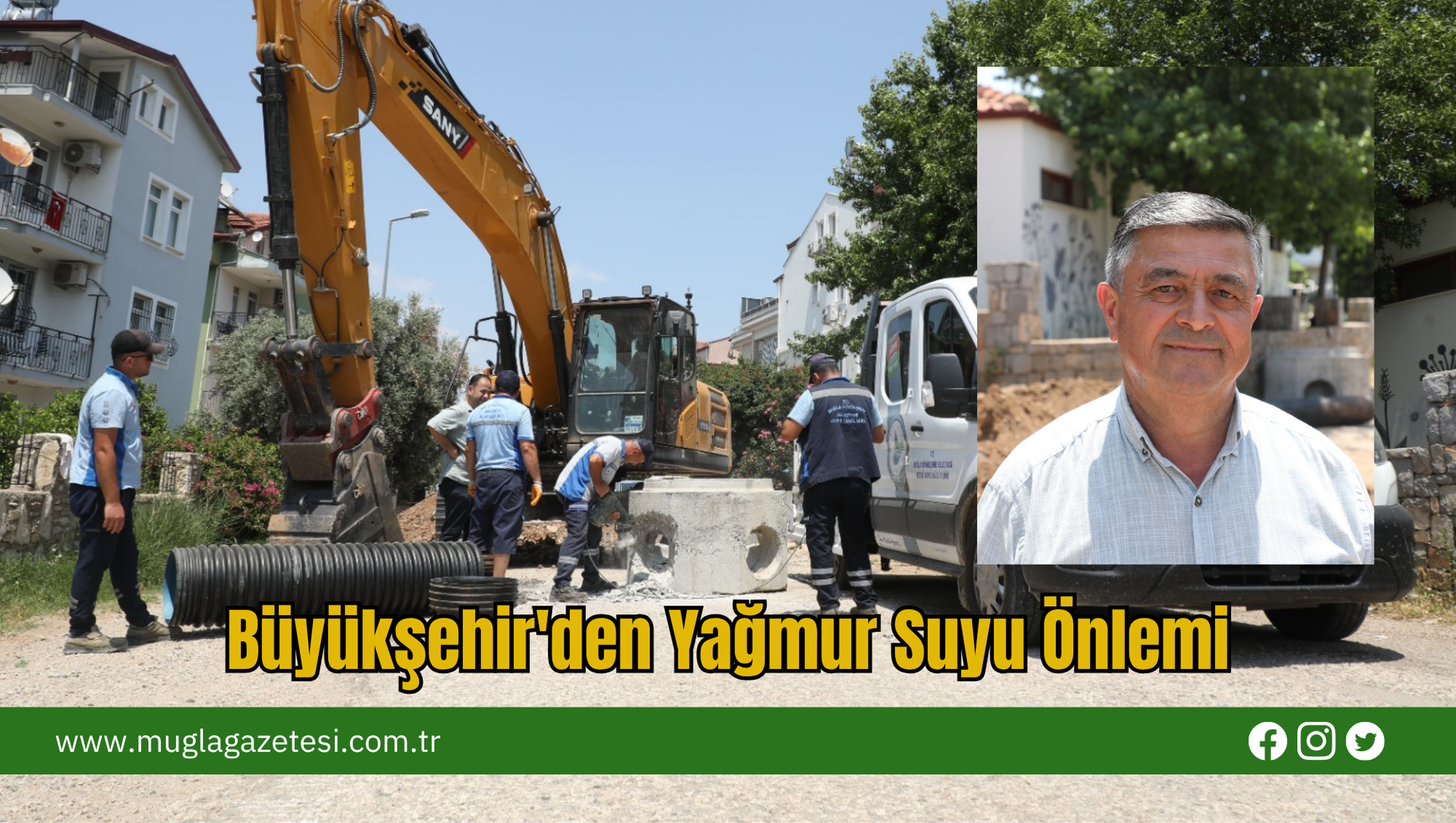 Büyükşehir'den Yağmur Suyu Önlemi