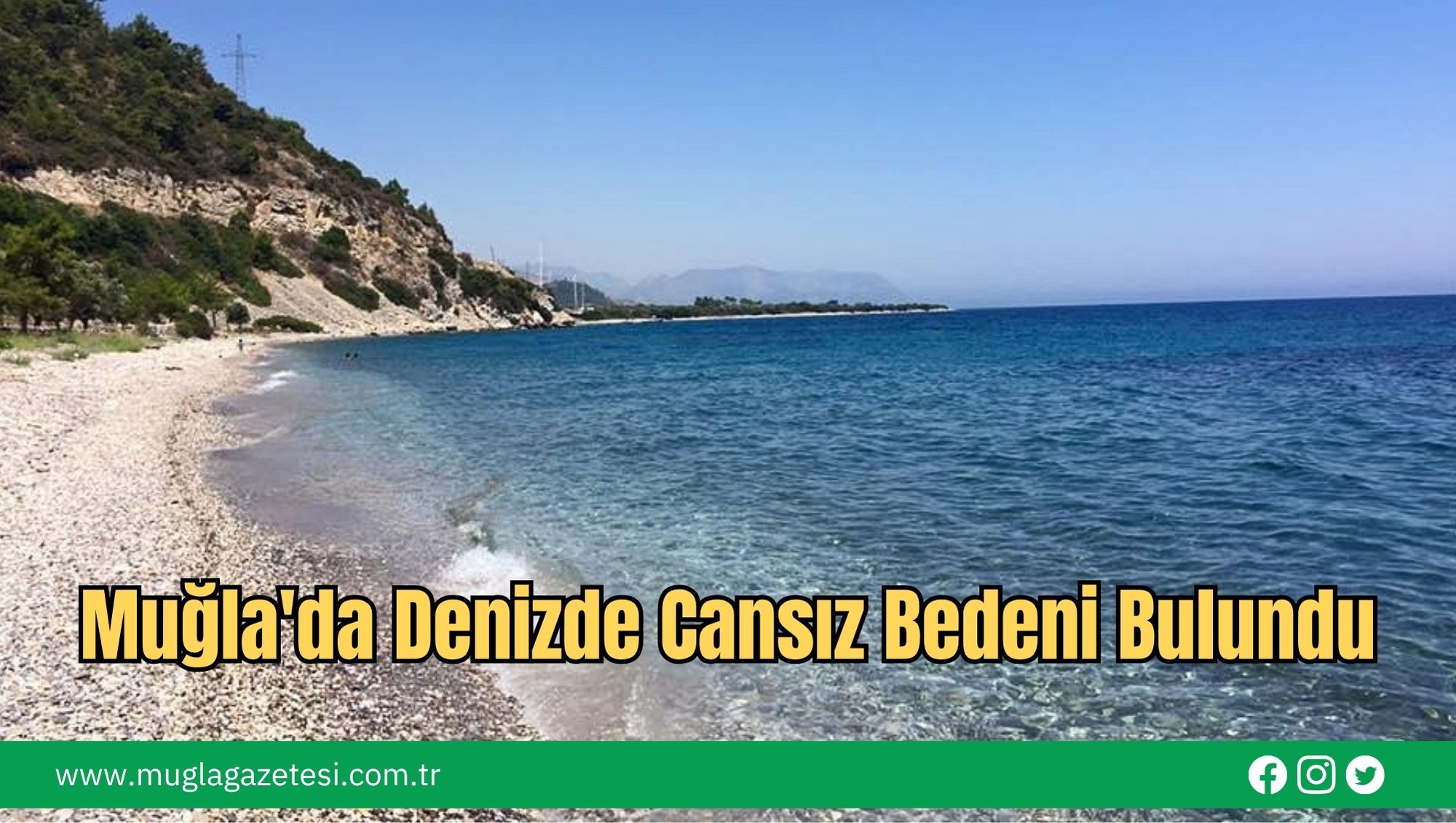 Muğla'da Denizde Cansız Bedeni Bulundu