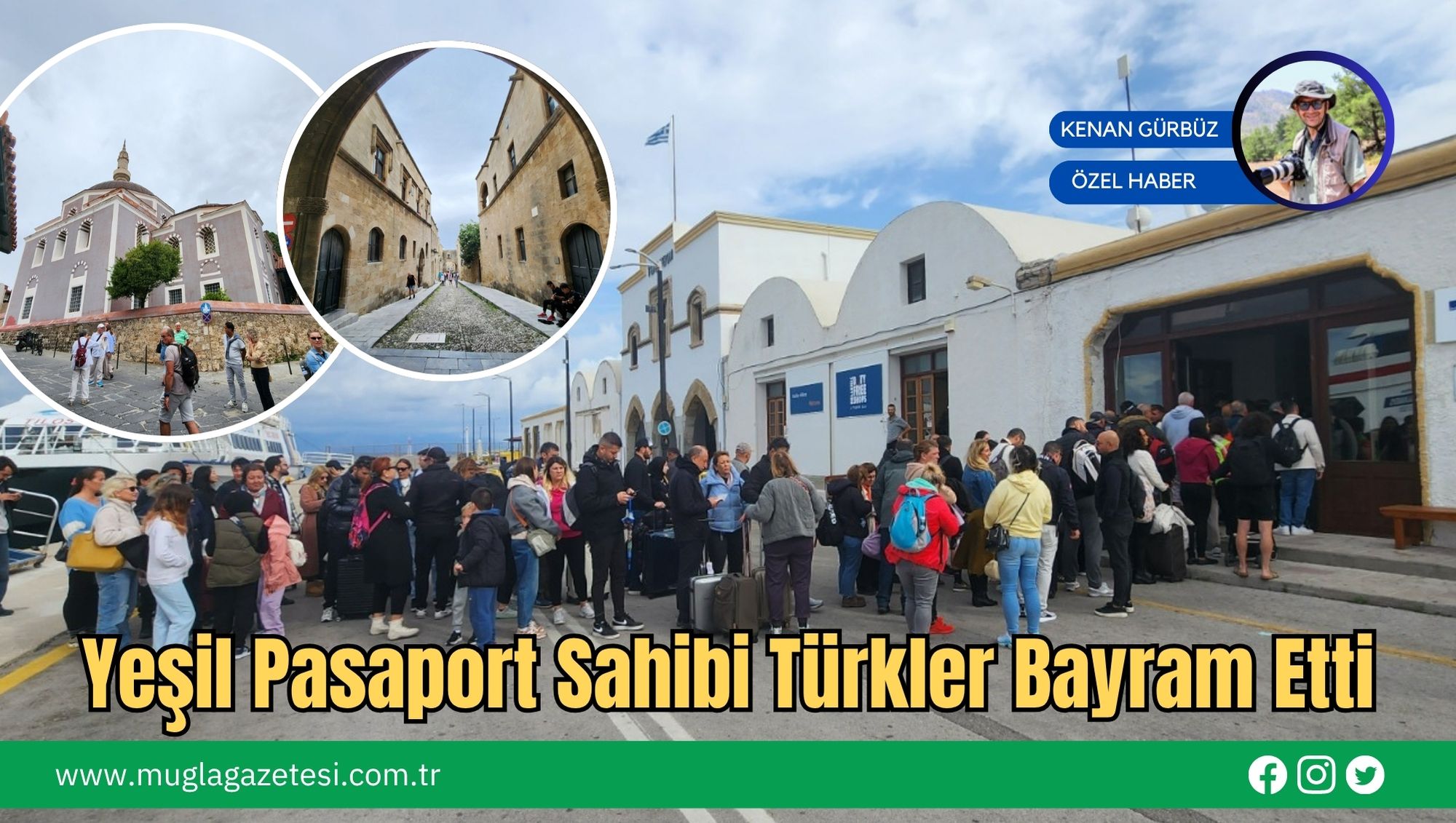 Yeşil Pasaport Sahibi Türkler Bayram Etti