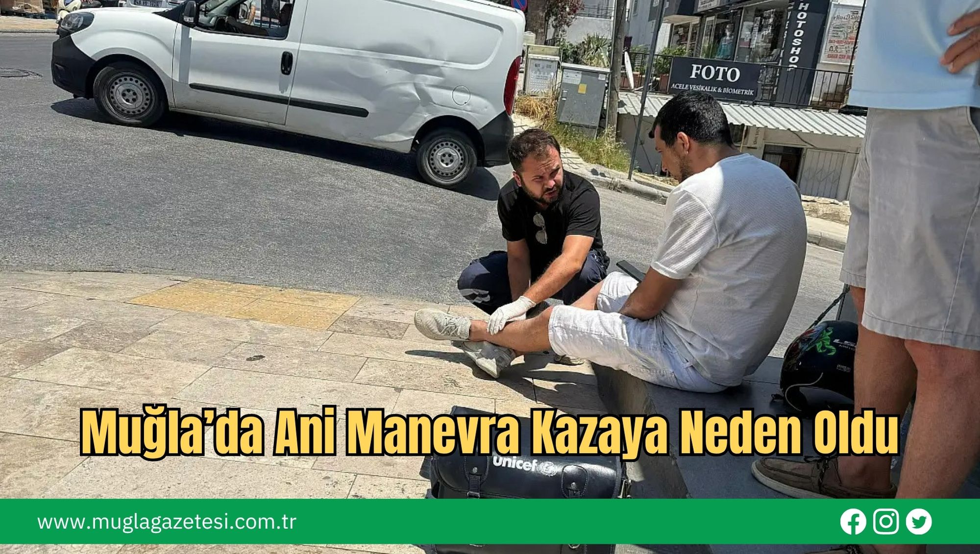 Muğla’da Ani Manevra Kazaya Neden Oldu