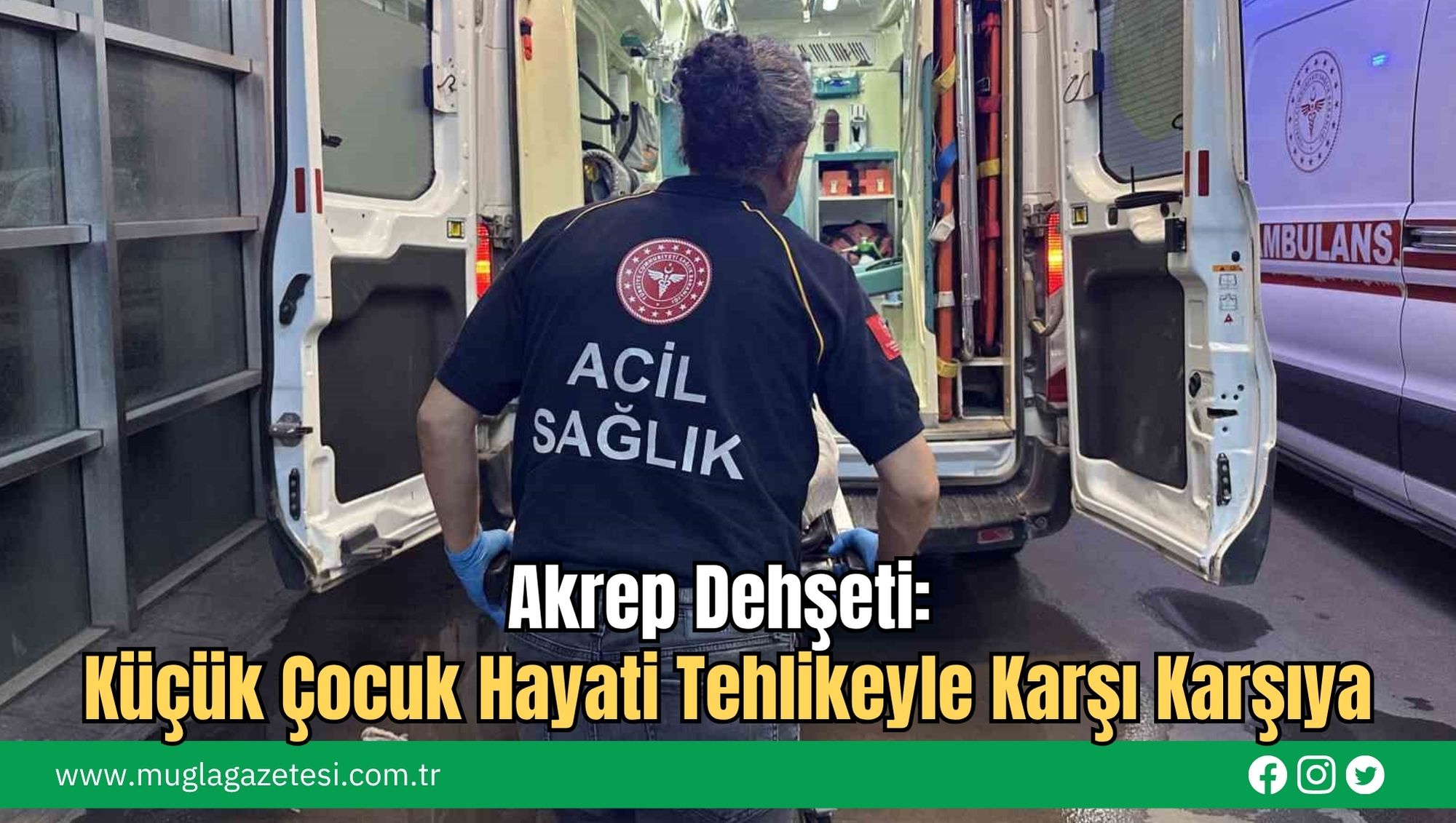 Akrep Dehşeti: Küçük Çocuk Hayati Tehlikeyle Karşı Karşıya