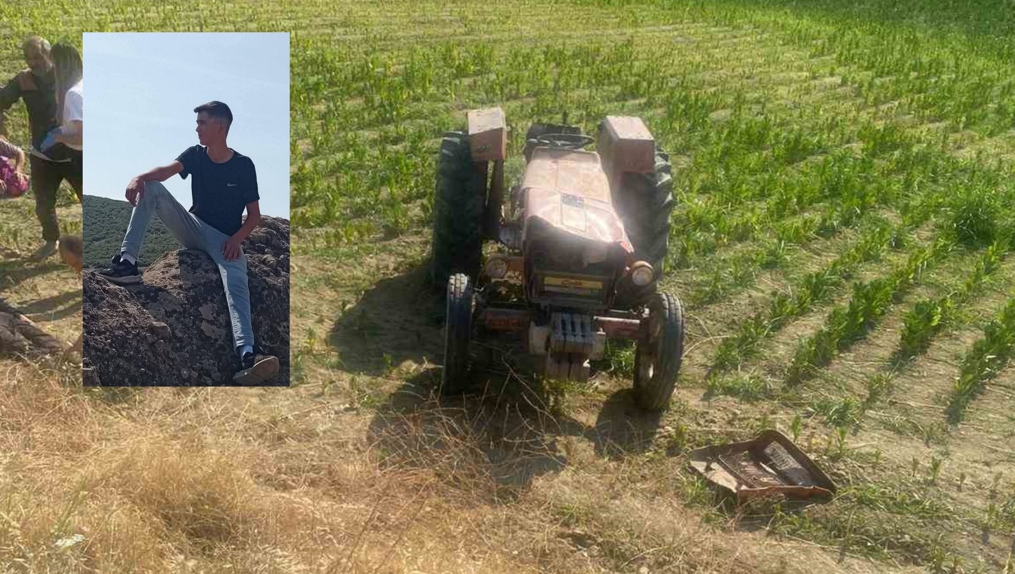 Traktör Devrildi! 16 Yaşındaki Genç Yaşamını Yitirdi