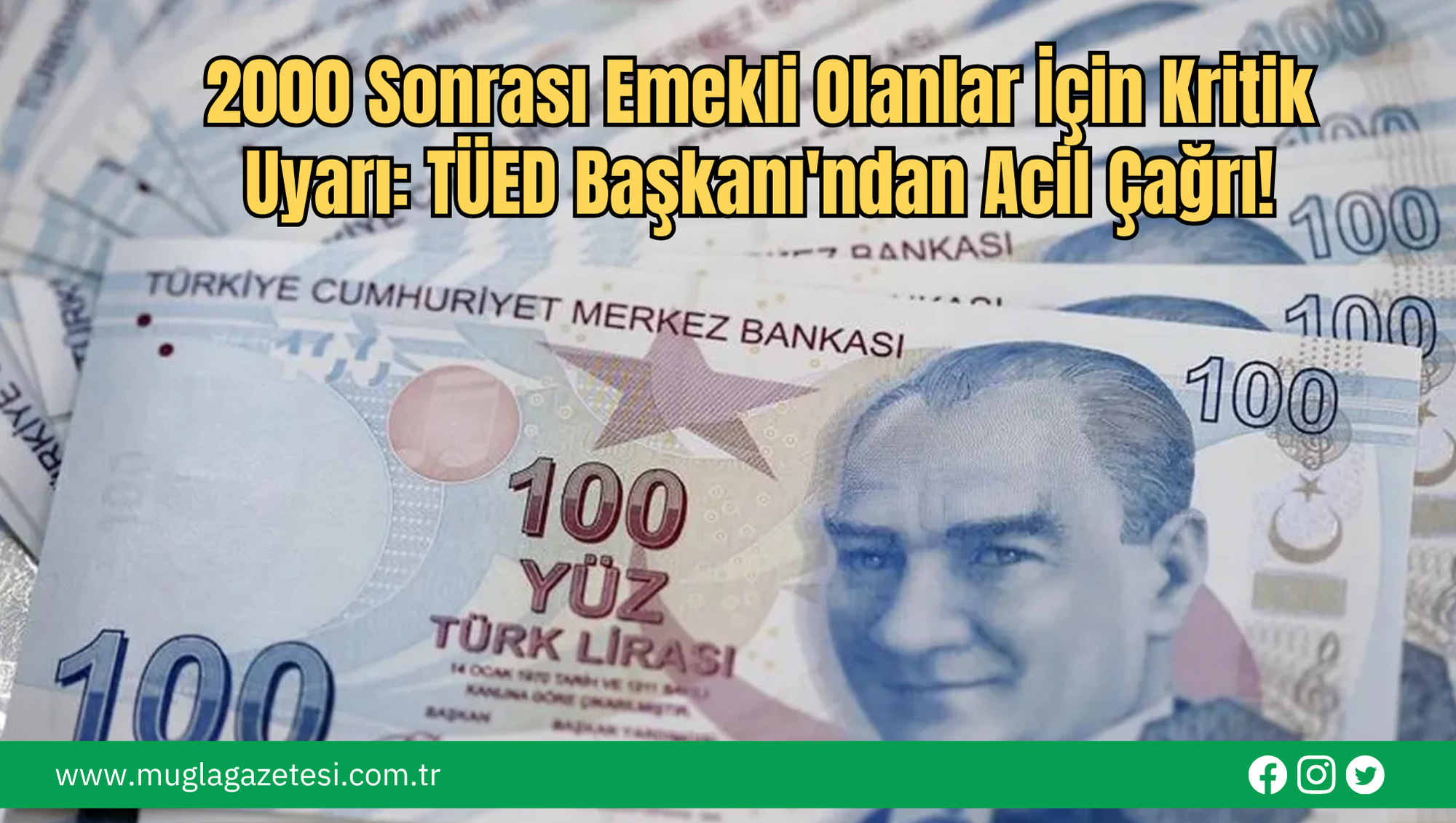2000 Sonrası Emekli Olanlar İçin Kritik Uyarı: TÜED Başkanı'ndan Acil Çağrı!