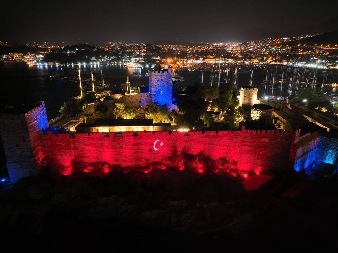 Jandarmanın 186. Yıl Kutlaması Bodrum Kalesi'nde Görsel Şölene Dönüştü