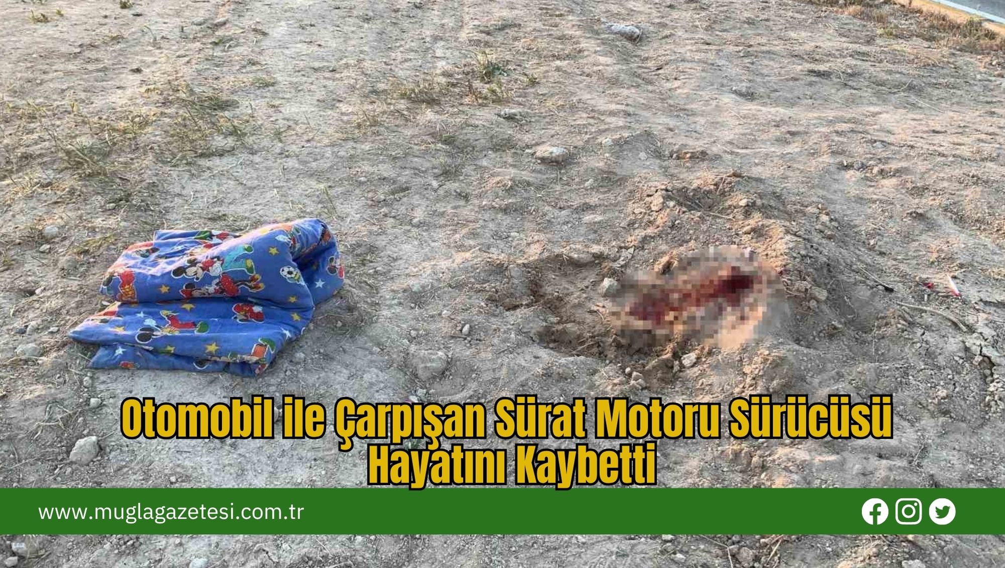 Otomobil ile Çarpışan Sürat Motoru Sürücüsü Hayatını Kaybetti