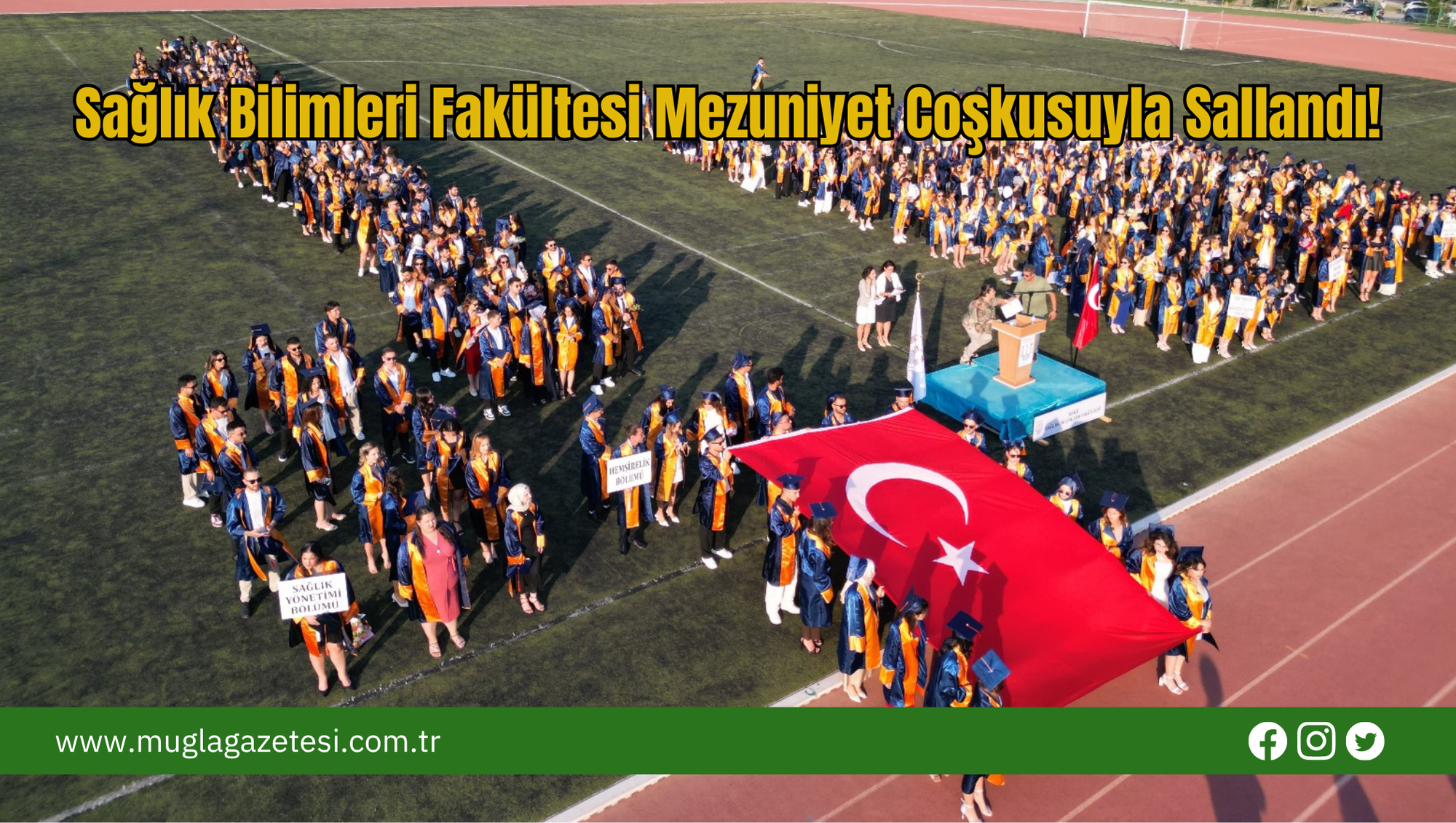 Sağlık Bilimleri Fakültesi Mezuniyet Coşkusuyla Sallandı!