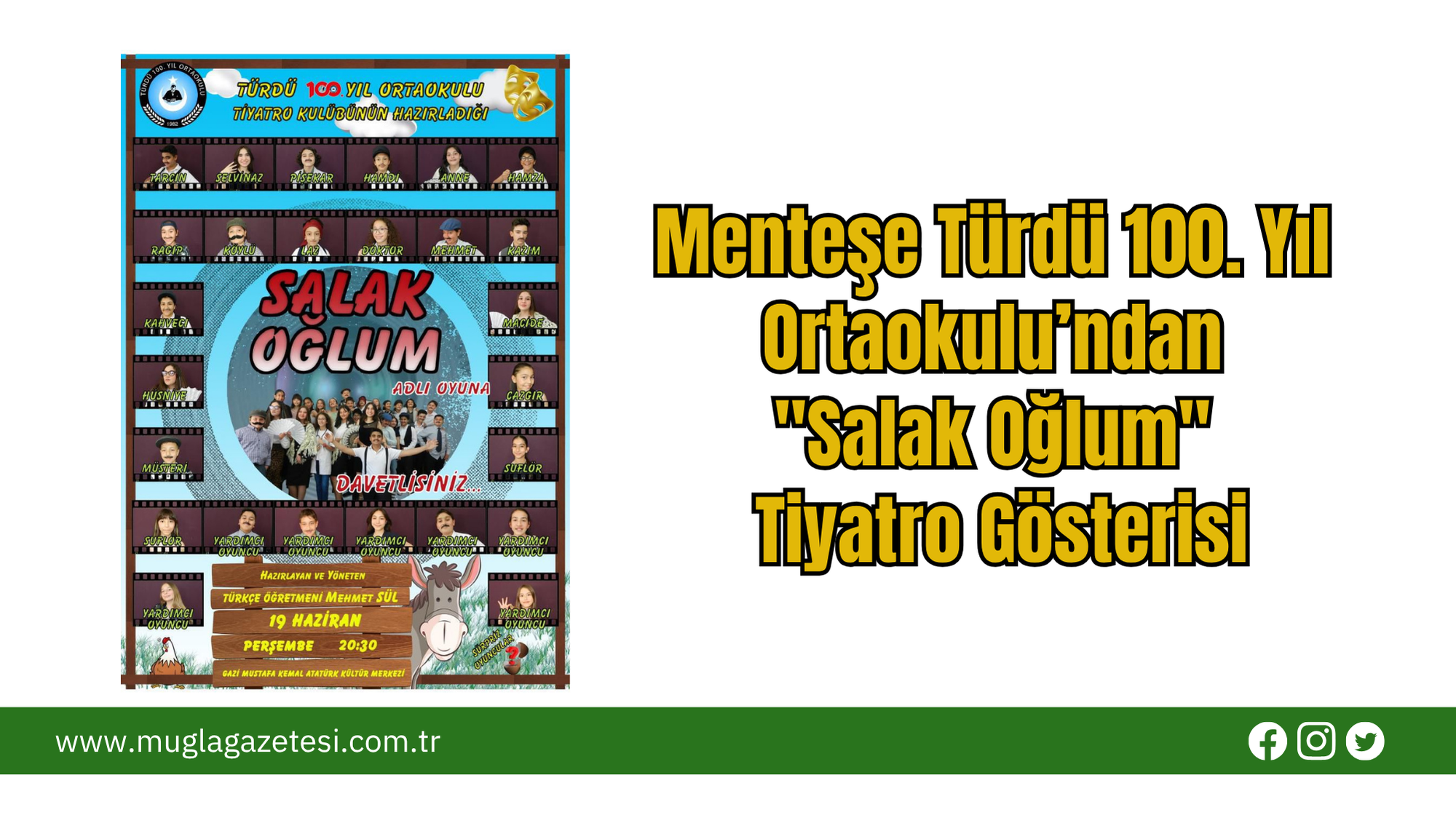 Menteşe Türdü 100. Yıl Ortaokulu’ndan 