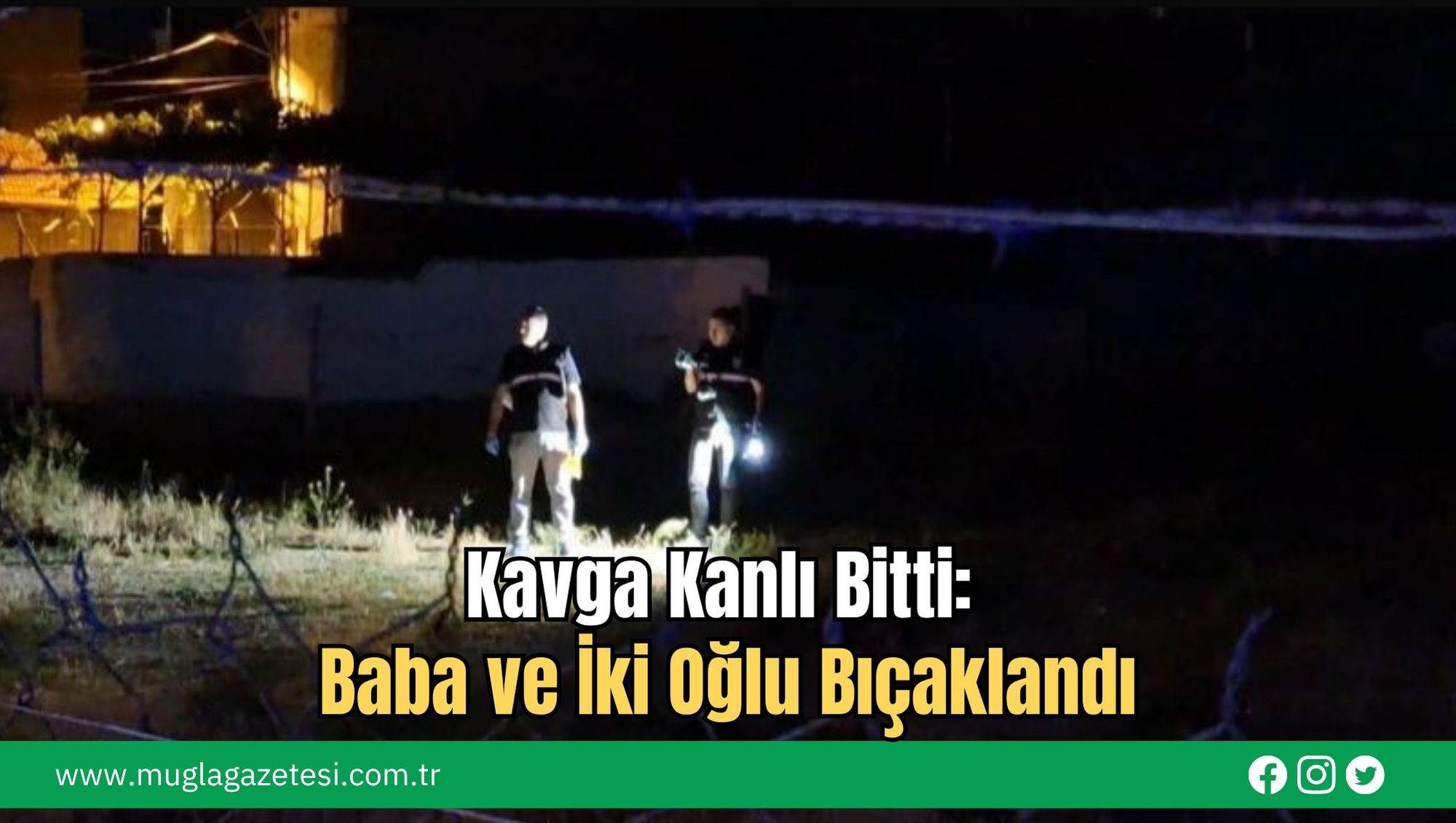 Kavga Kanlı Bitti: Baba ve İki Oğlu Bıçaklandı
