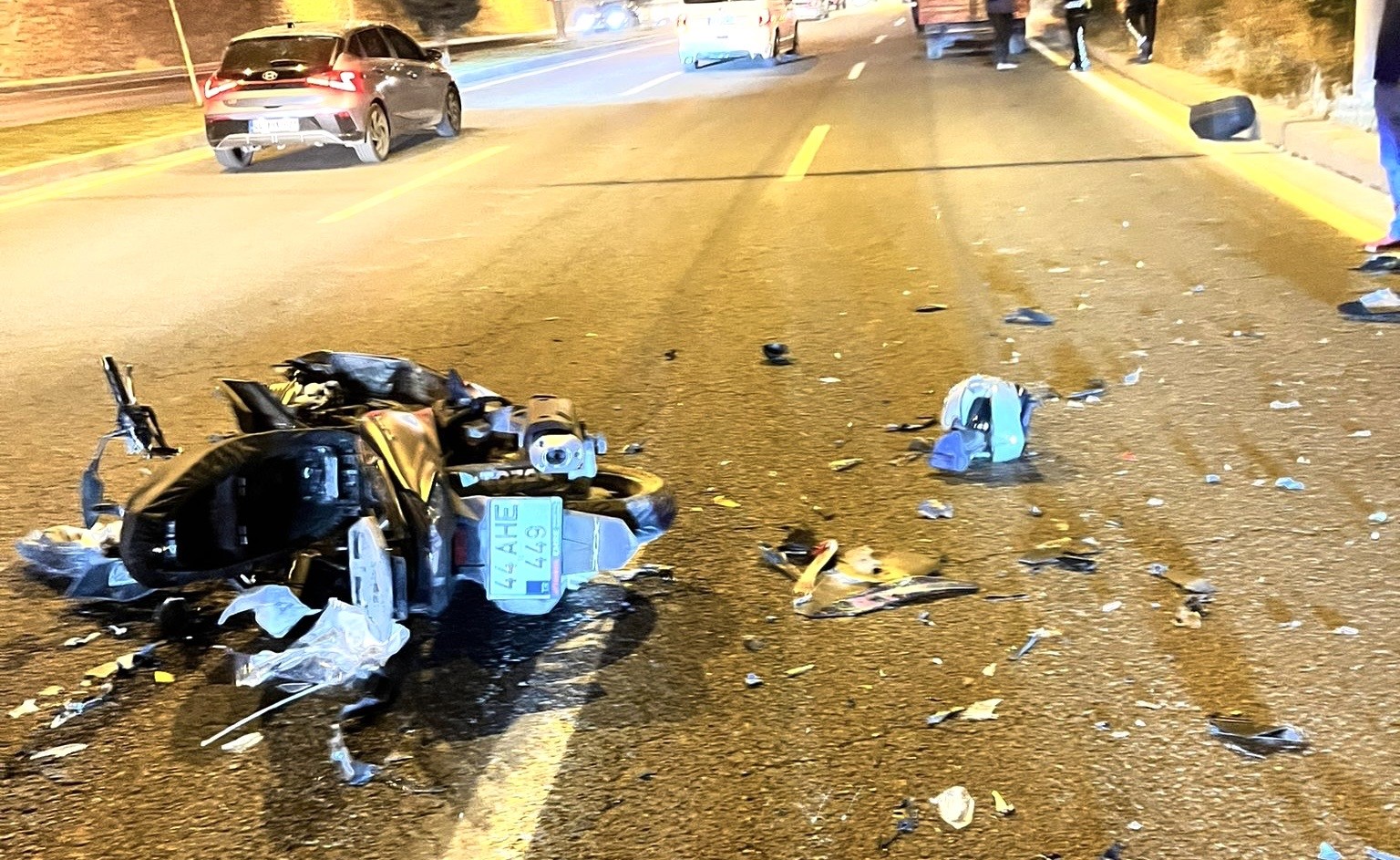 Motosiklet Traktör Römorkuna Çarptı: Kaza Meydana Geldi