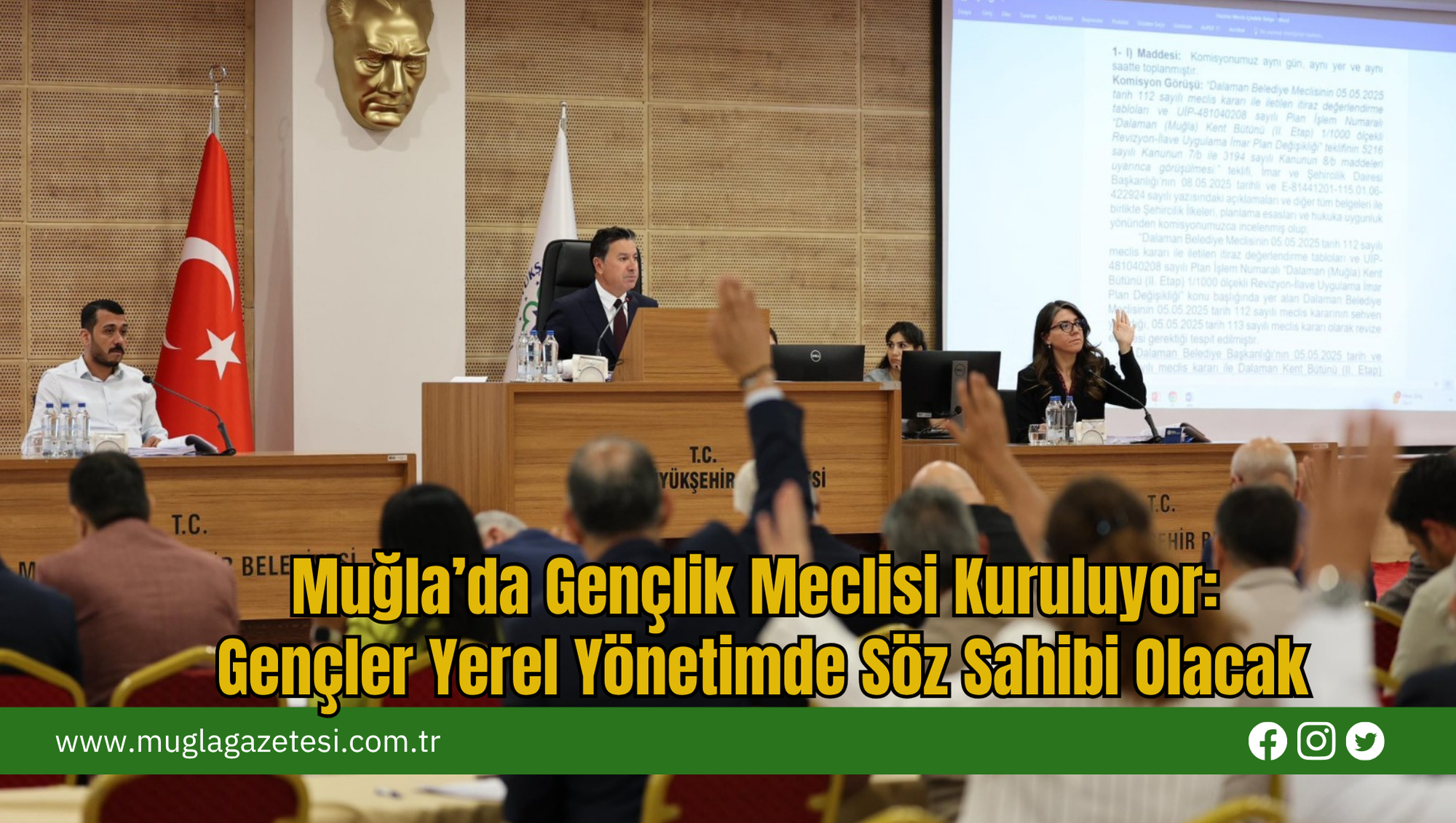 Muğla’da Gençlik Meclisi Kuruluyor: Gençler Yerel Yönetimde Söz Sahibi Olacak