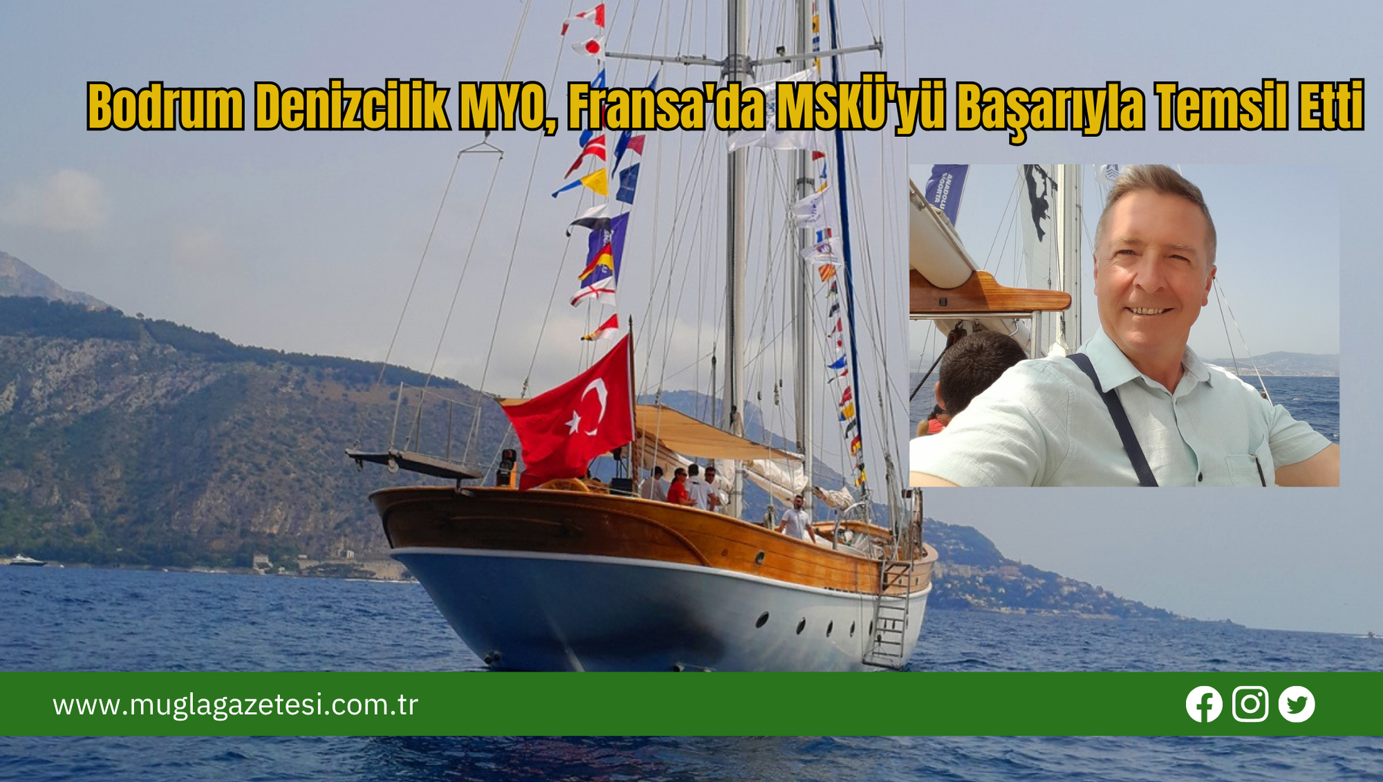 Bodrum Denizcilik MYO, Fransa'da MSKÜ'yü Başarıyla Temsil Etti