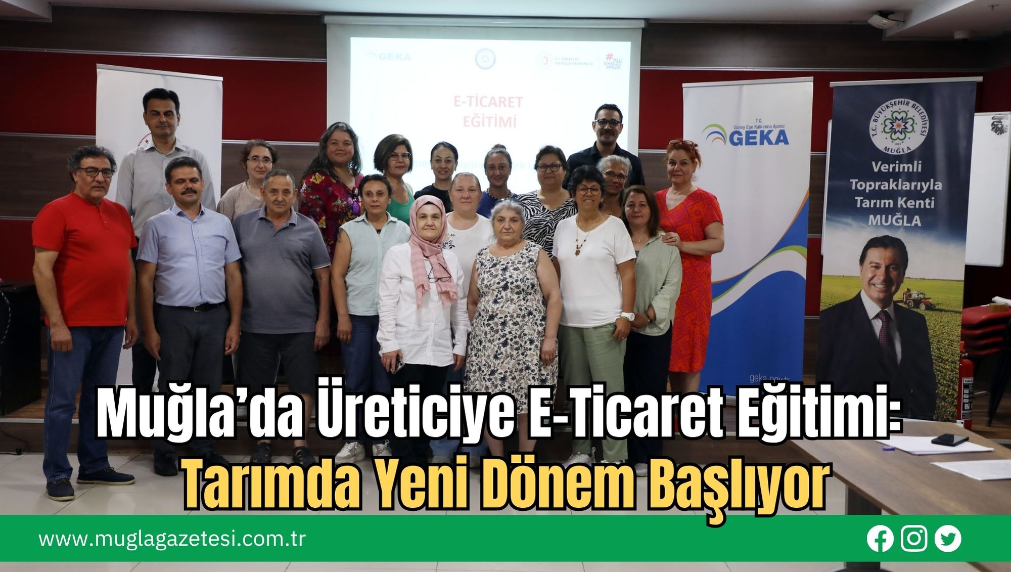 Muğla’da Üreticiye E-Ticaret Eğitimi: Tarımda Yeni Dönem Başlıyor