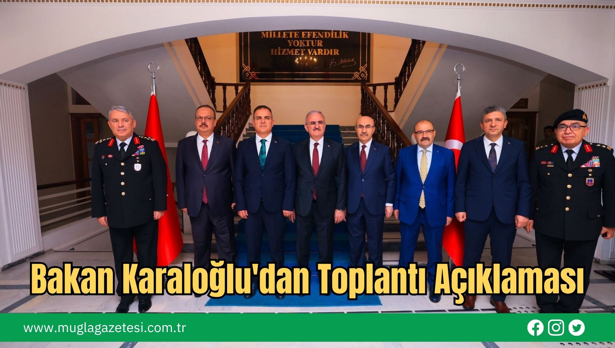 Bakan Karaloğlu'dan Toplantı Açıklaması
