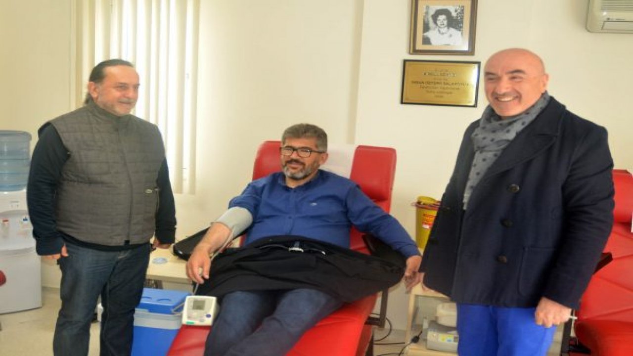 Ak Partili Milletvekili Öztürk kan bağışladı