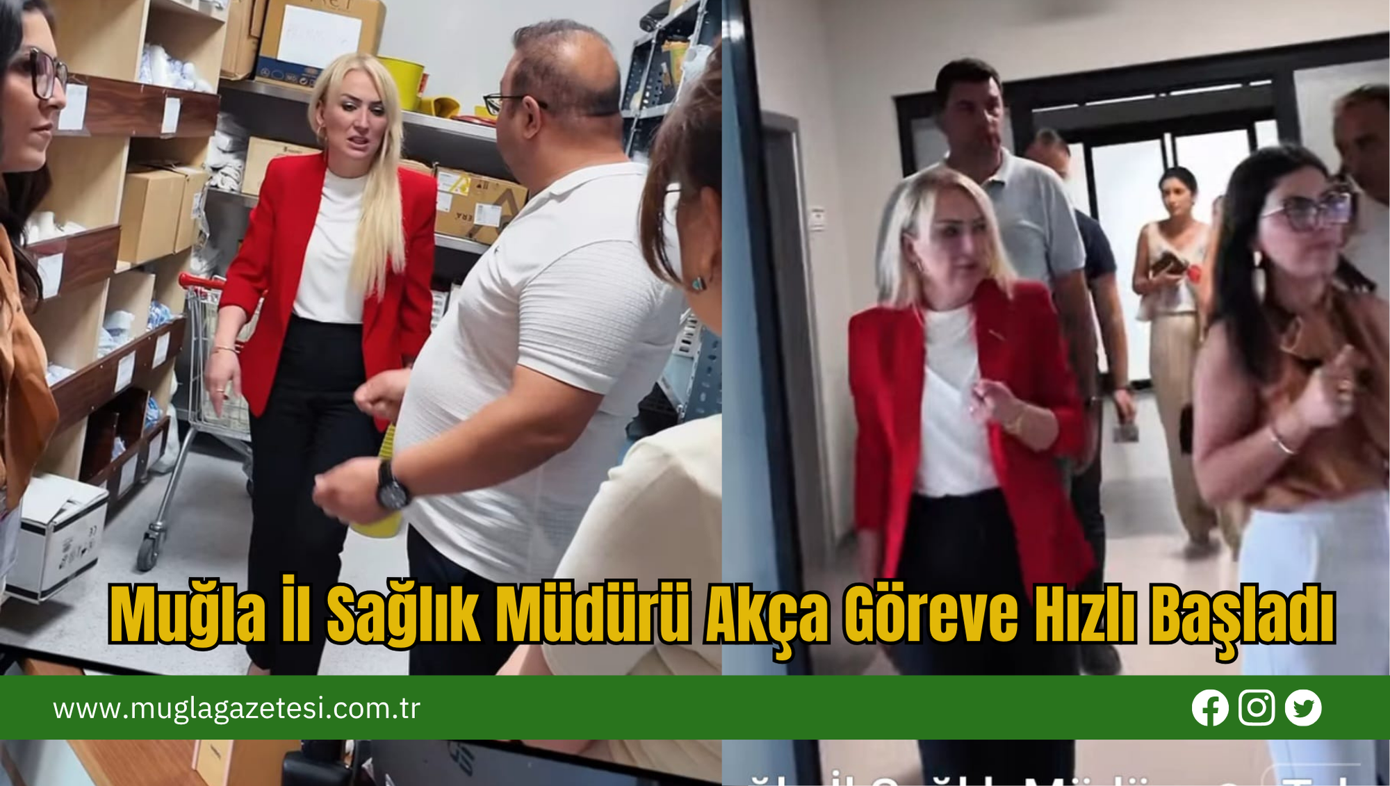 Muğla İl Sağlık Müdürü Akça Göreve Hızlı Başladı