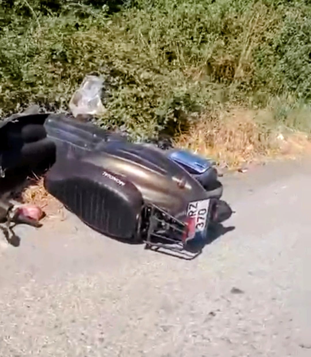 Milas'ta Motosiklet Kazası