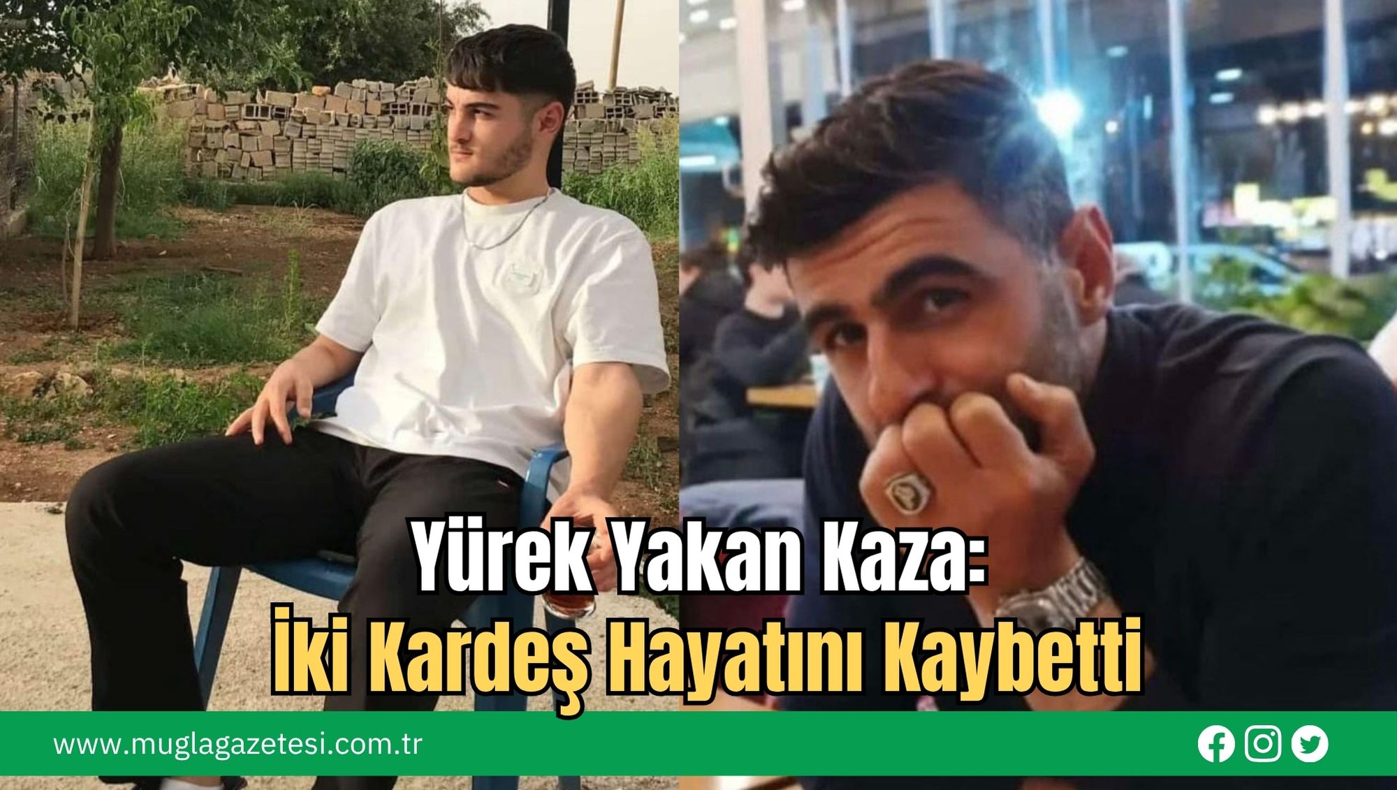 Yürek Yakan Kaza: İki Kardeş Hayatını Kaybetti
