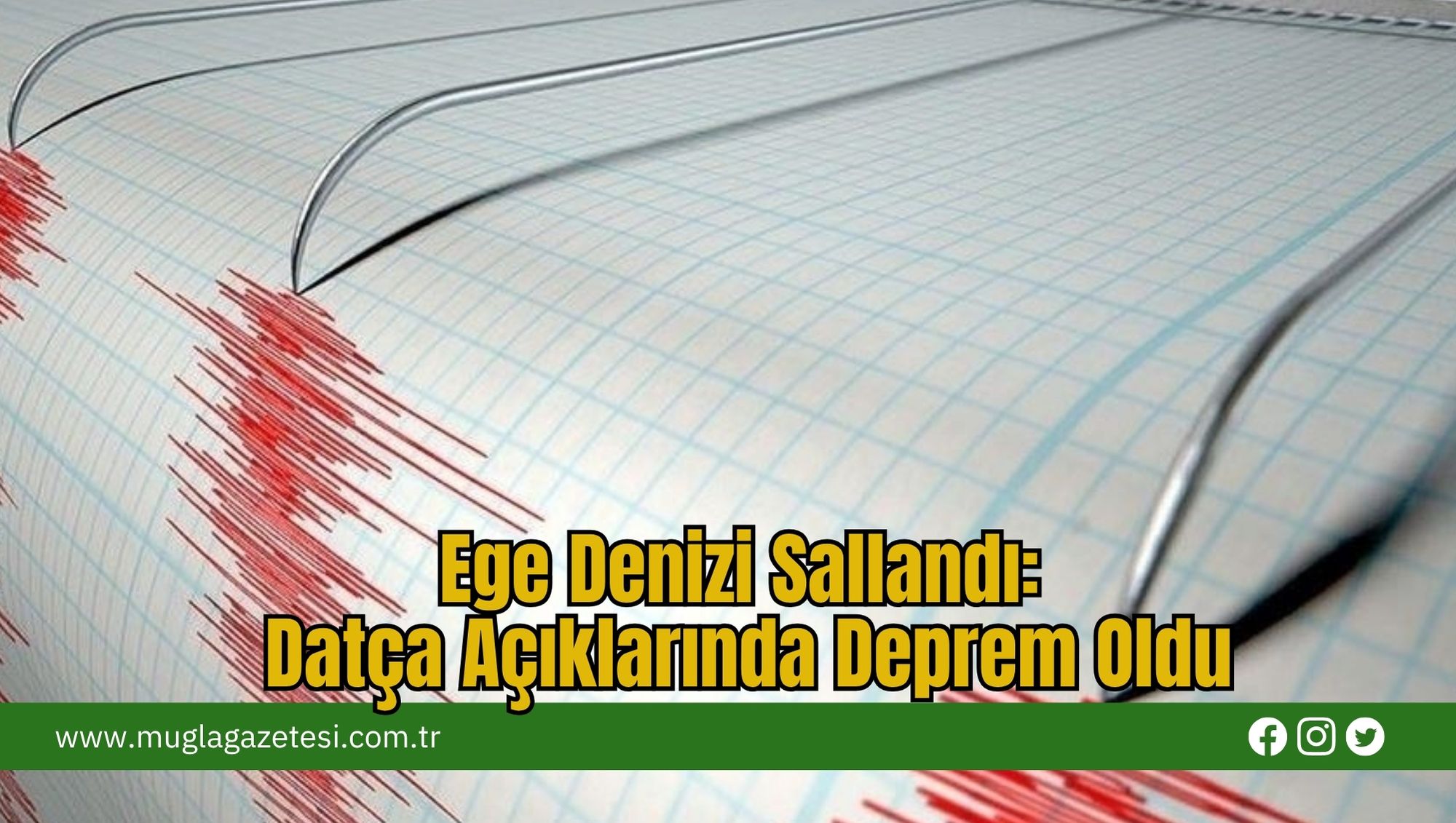 Ege Denizi Sallandı: Datça Açıklarında Deprem Oldu