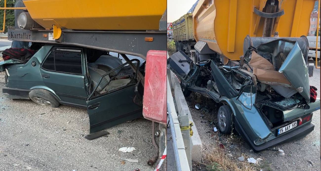 18 Yaşındaki Sürücü Kazada Hayatını Kaybederken Babası Ağır Yaralandı