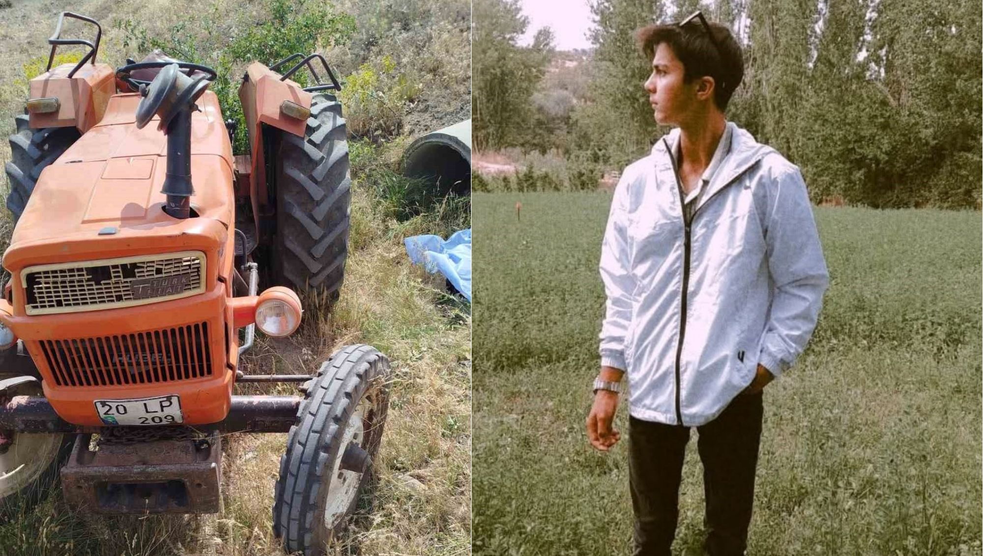 16 Yaşındaki Traktör Sürücüsü Hayatını Kaybetti