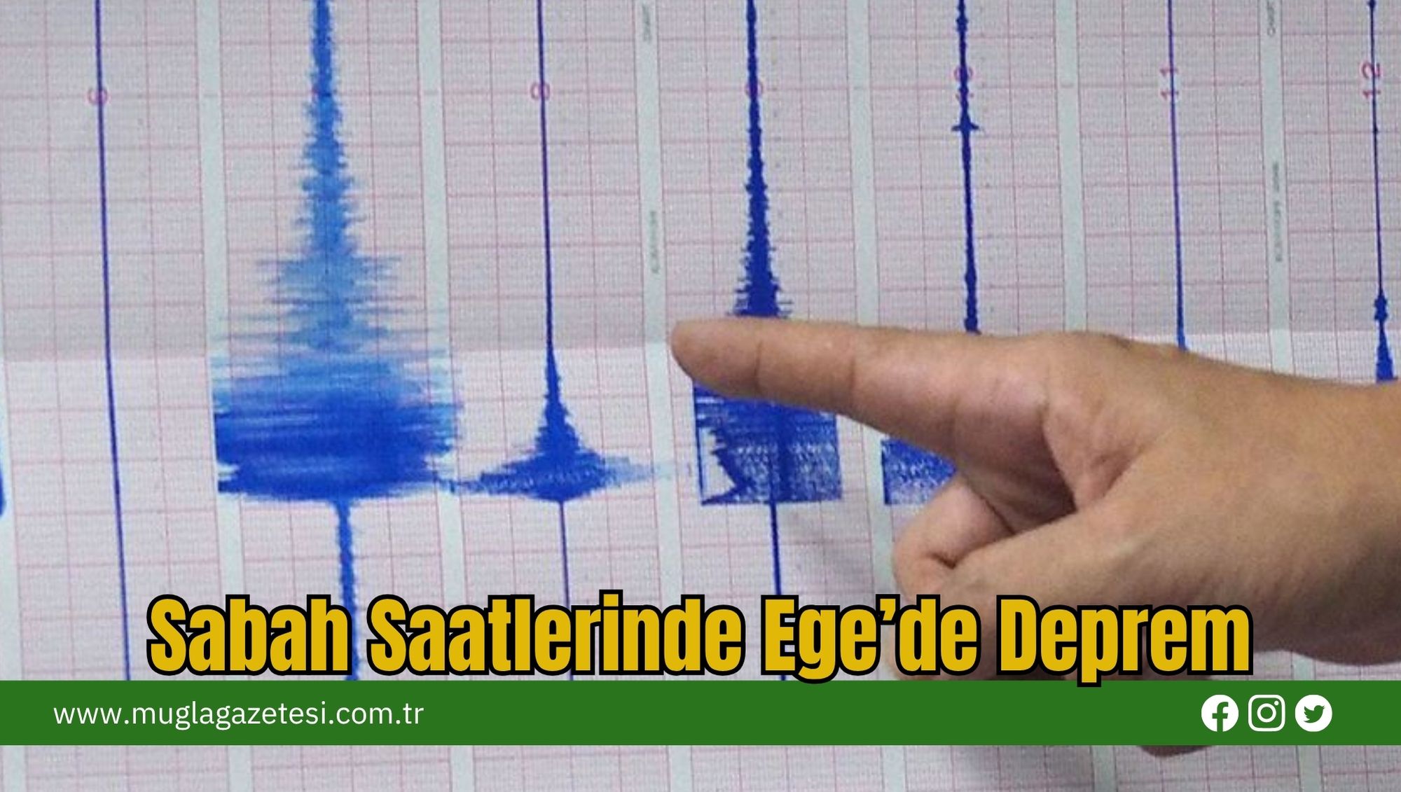 Sabah Saatlerinde Ege’de Deprem