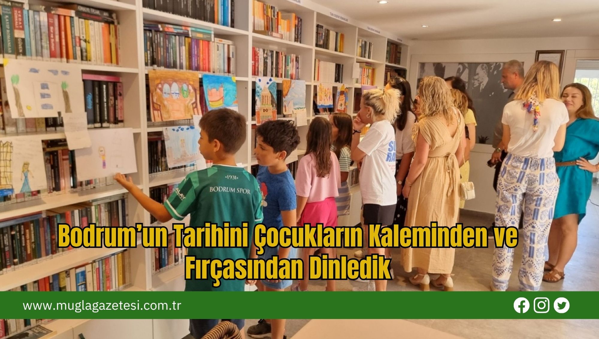 Bodrum’un Tarihini Çocukların Kaleminden ve Fırçasından Dinledik