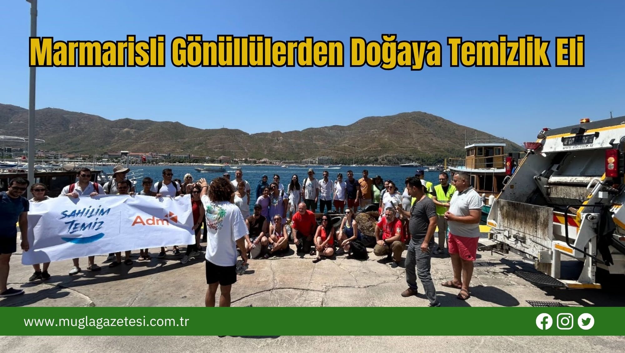 Marmarisli Gönüllülerden Doğaya Temizlik Eli