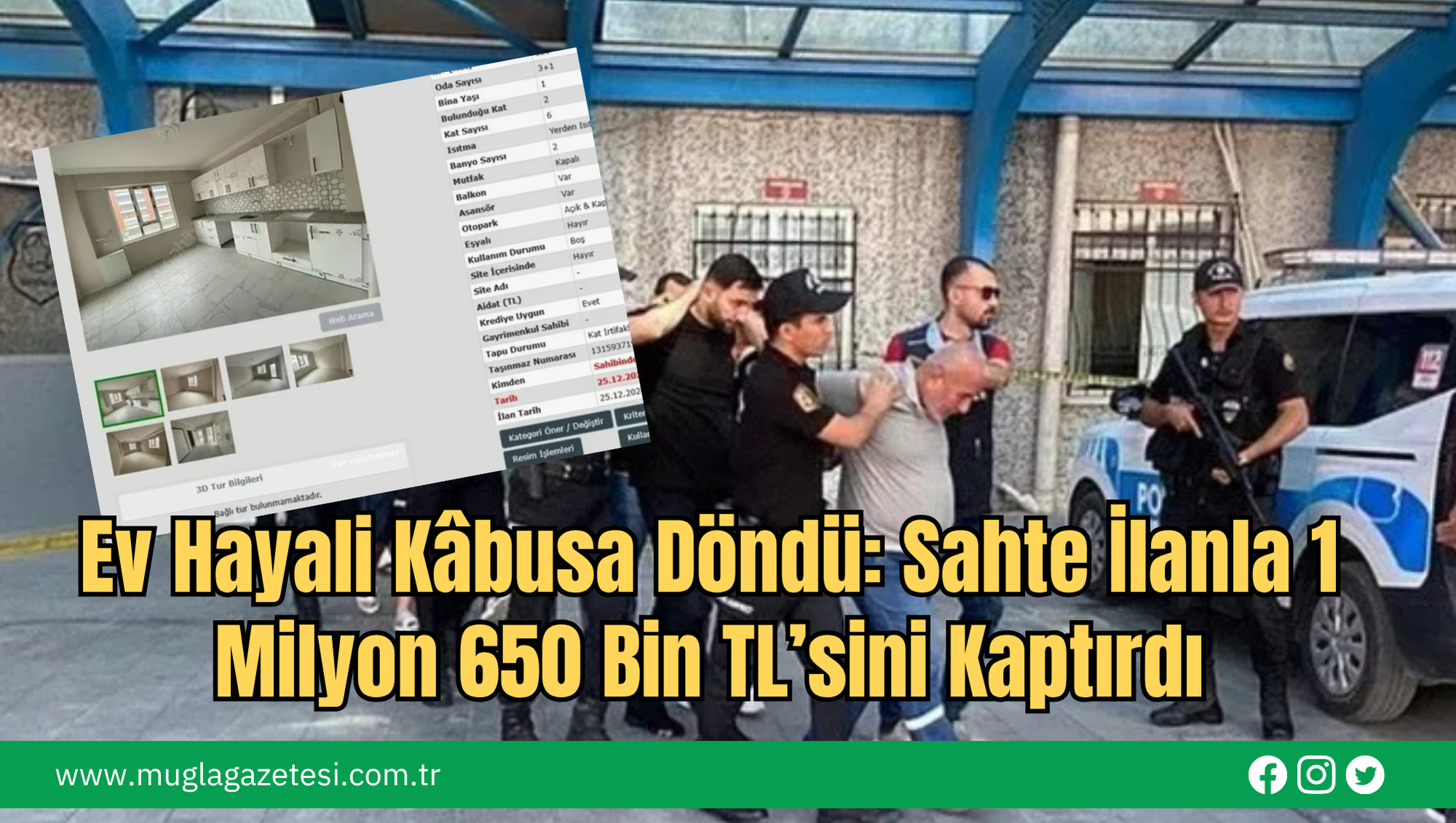 Ev Hayali Kâbusa Döndü: Sahte İlanla 1 Milyon 650 Bin TL’sini Kaptırdı