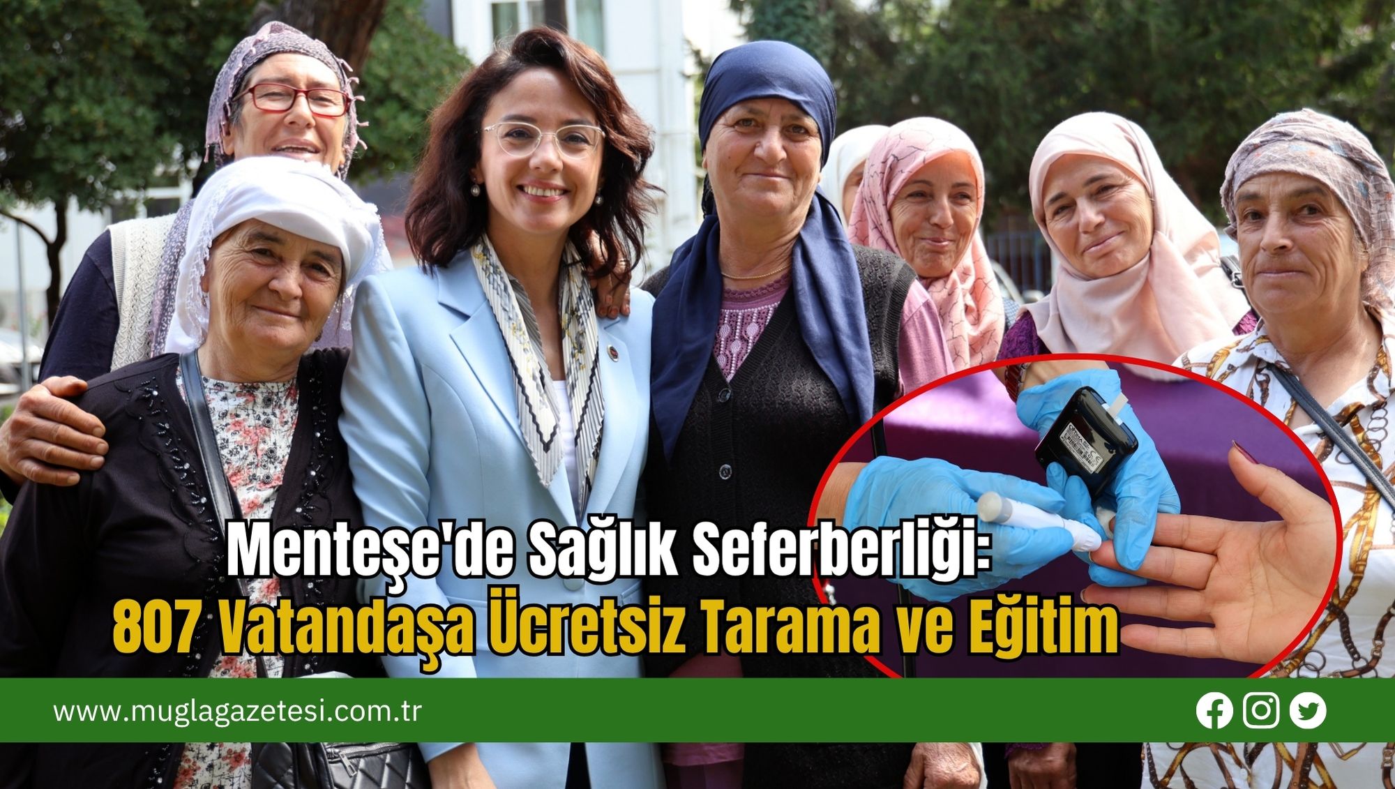 Menteşe'de Sağlık Seferberliği: 807 Vatandaşa Ücretsiz Tarama ve Eğitim