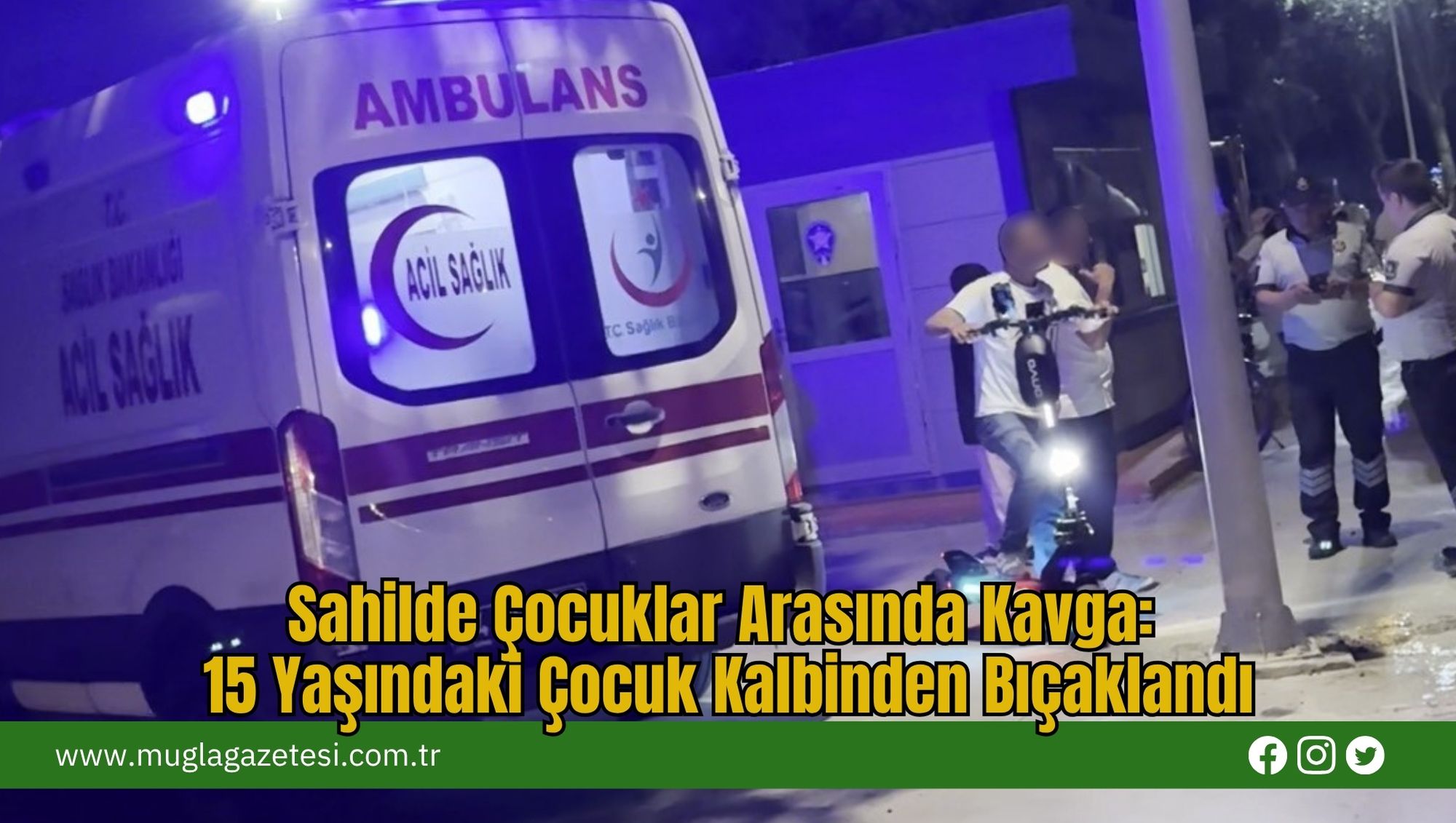 Sahilde Çocuklar Arasında Kavga: 15 Yaşındaki Çocuk Kalbinden Bıçaklandı