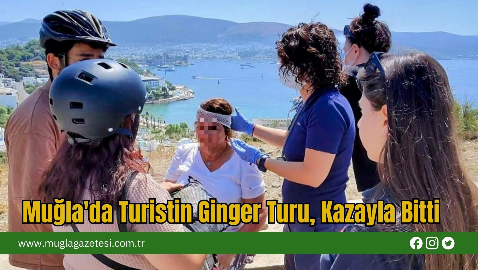 Muğla'da Turistin Ginger Turu, Kazayla Bitti