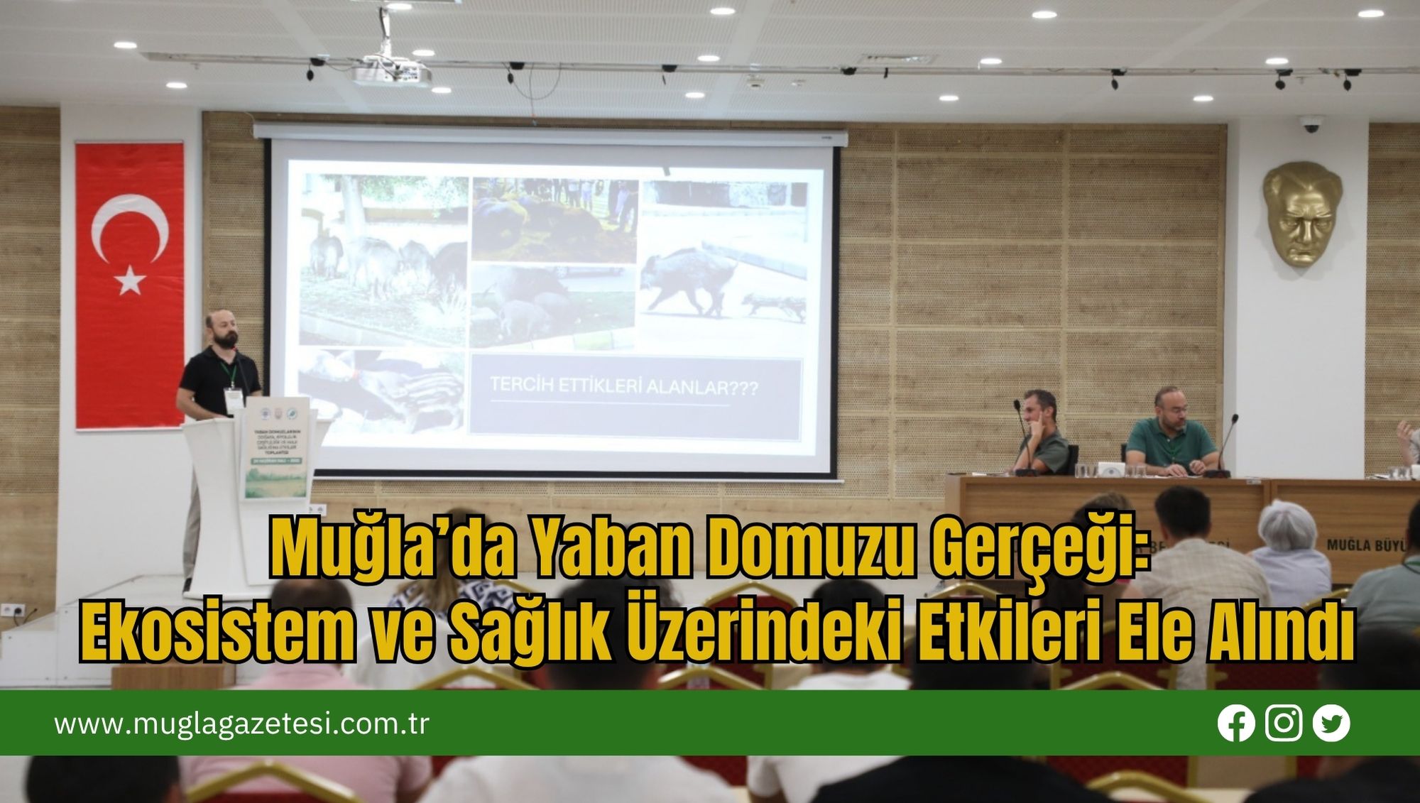 Muğla’da Yaban Domuzu Gerçeği:  Ekosistem ve Sağlık Üzerindeki Etkileri Ele Alındı