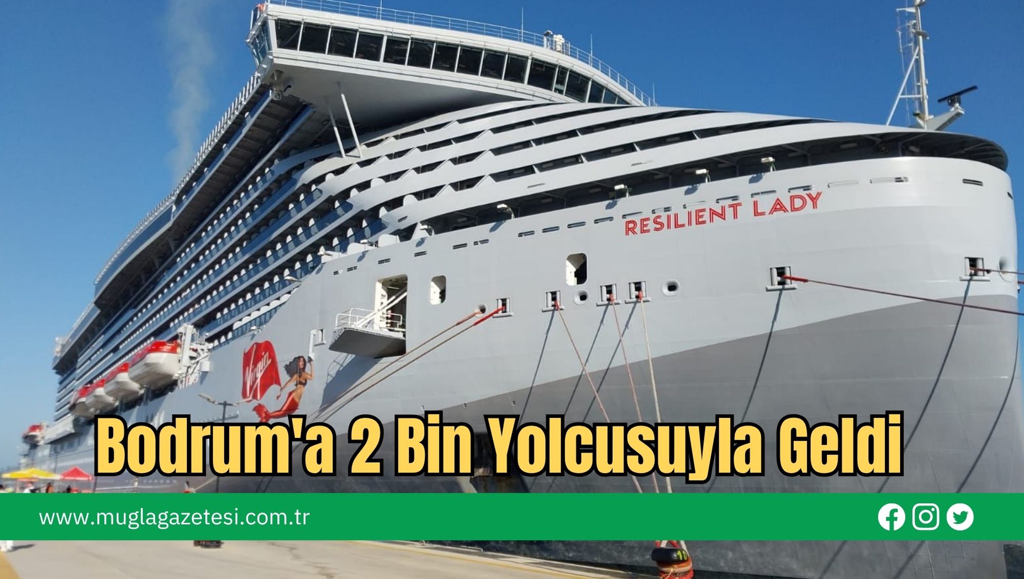 Bodrum'a 2 Bin Yolcusuyla Geldi