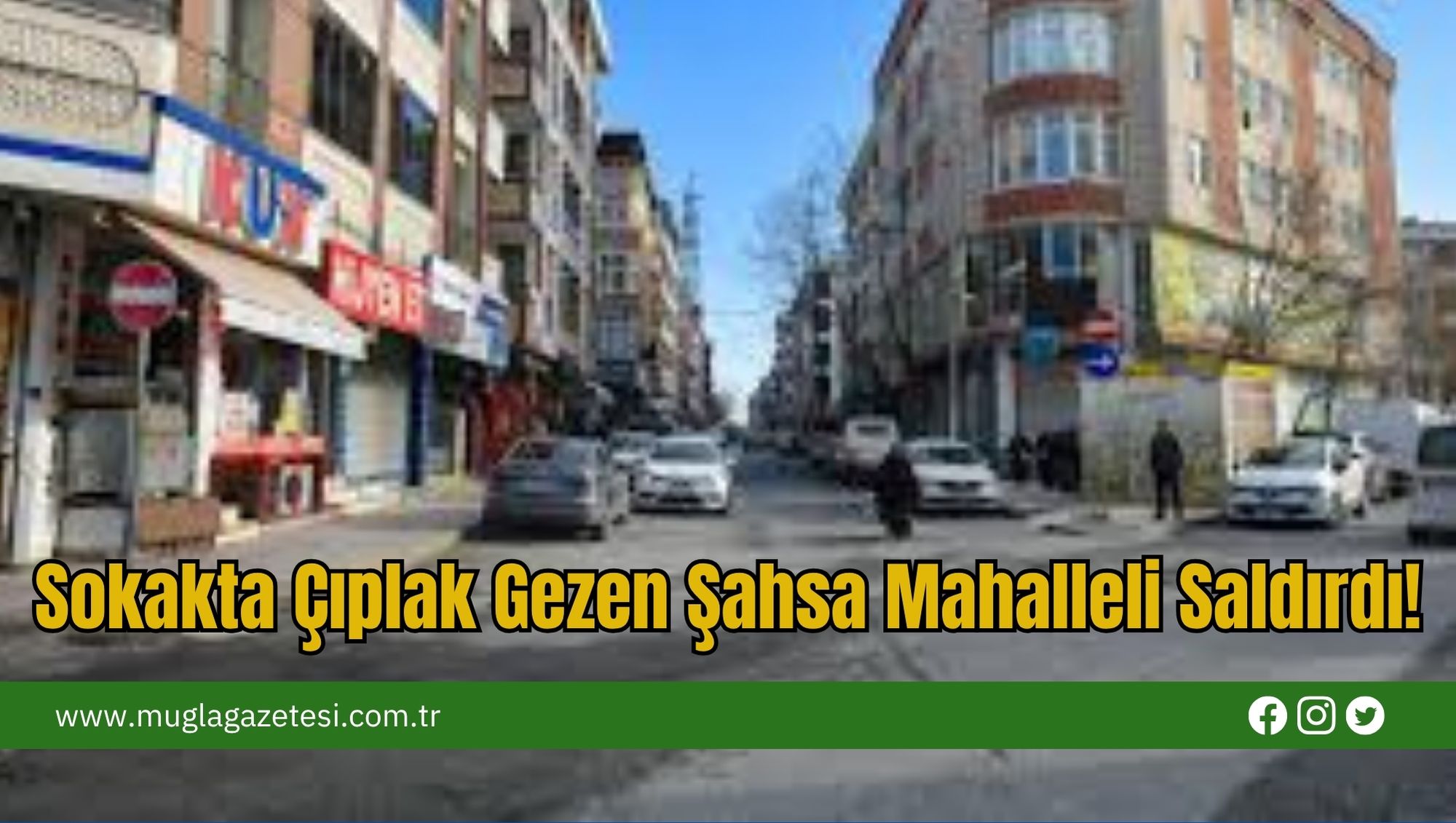 Sokakta Çıplak Gezen Şahsa Mahalleli Saldırdı!